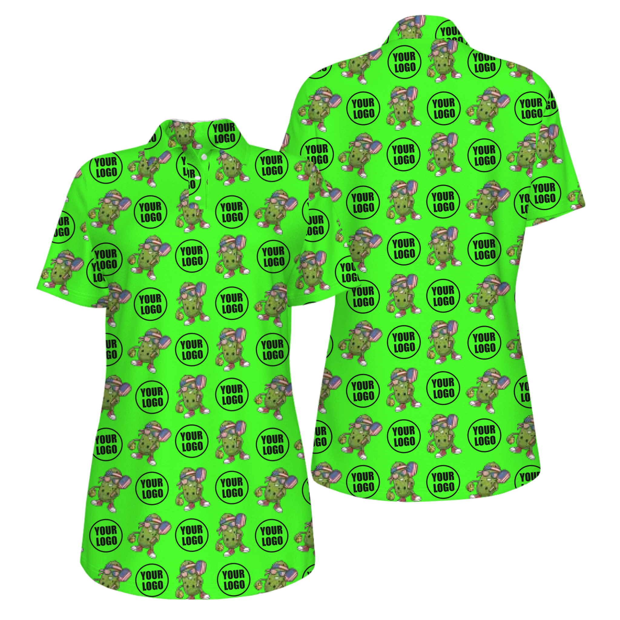 Picklewin Patriotic Custom Pickleball Polo Shirt With UV Protection Feature For Women 11