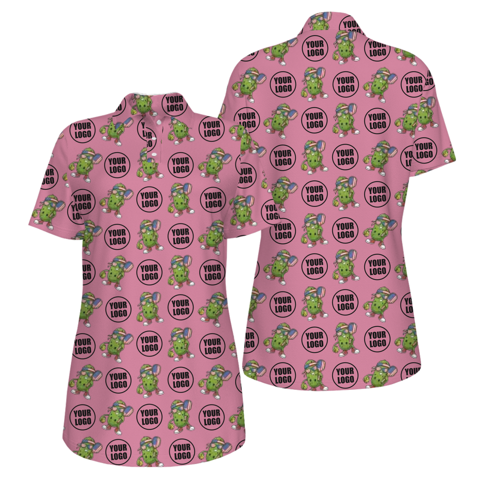 Picklewin Patriotic Custom Pickleball Polo Shirt With UV Protection Feature For Women 4