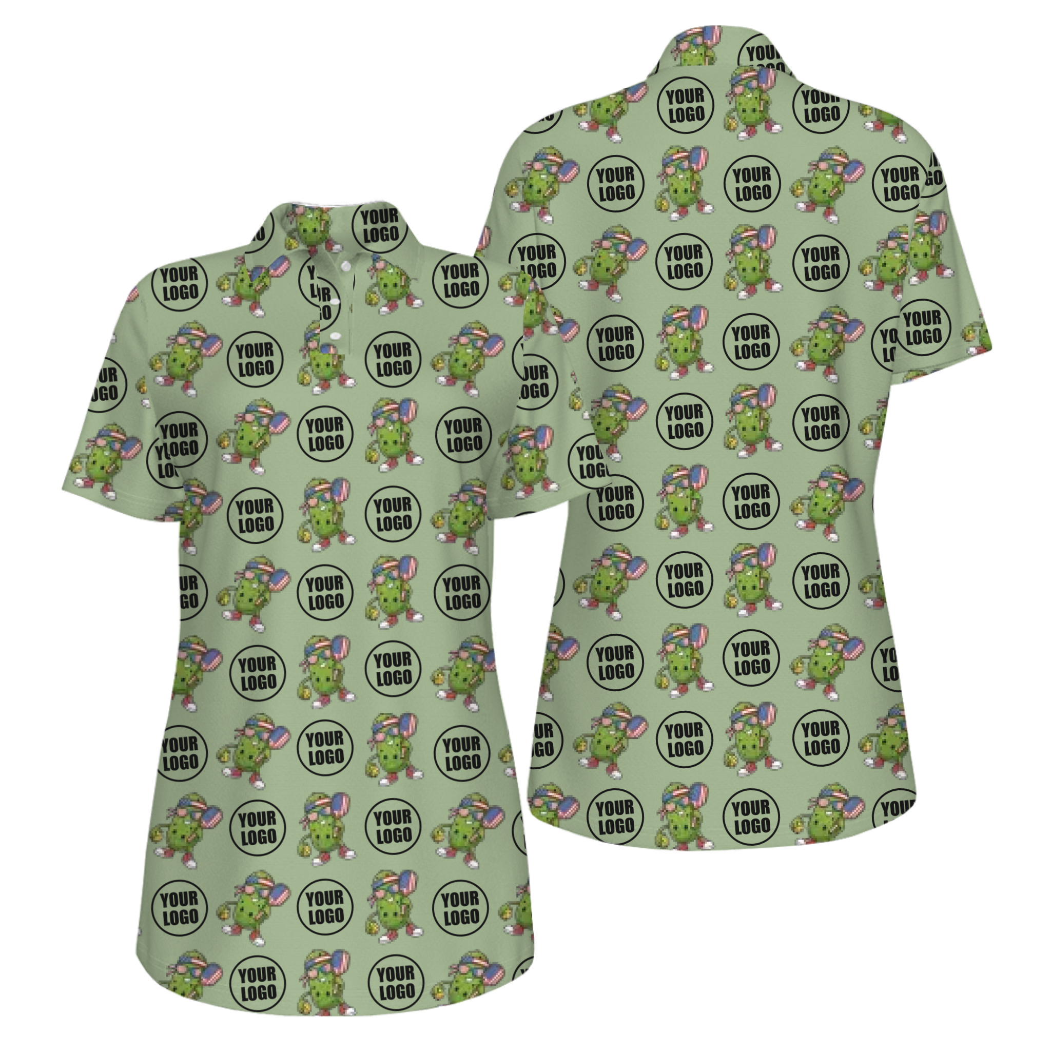 Picklewin Patriotic Custom Pickleball Polo Shirt With UV Protection Feature For Women 5