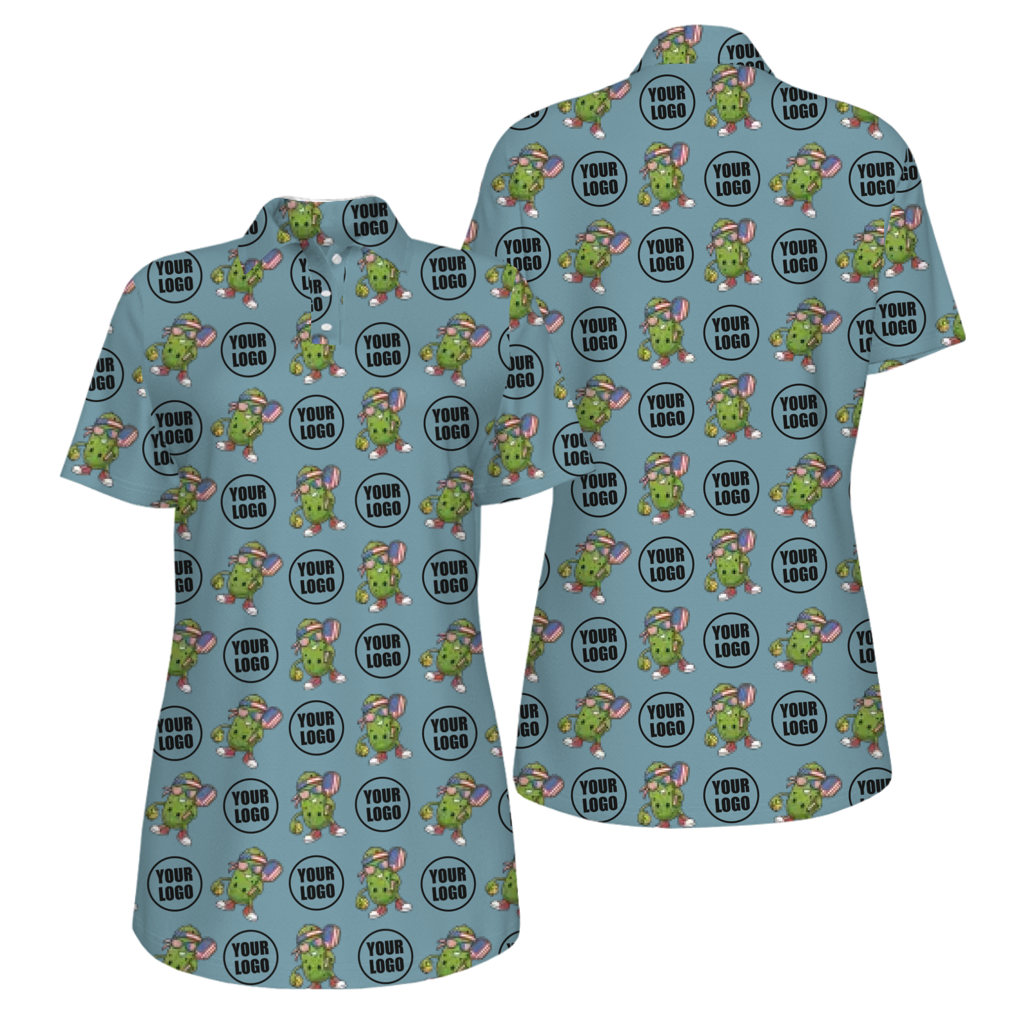 Picklewin Patriotic Custom Pickleball Polo Shirt With UV Protection Feature For Women 6