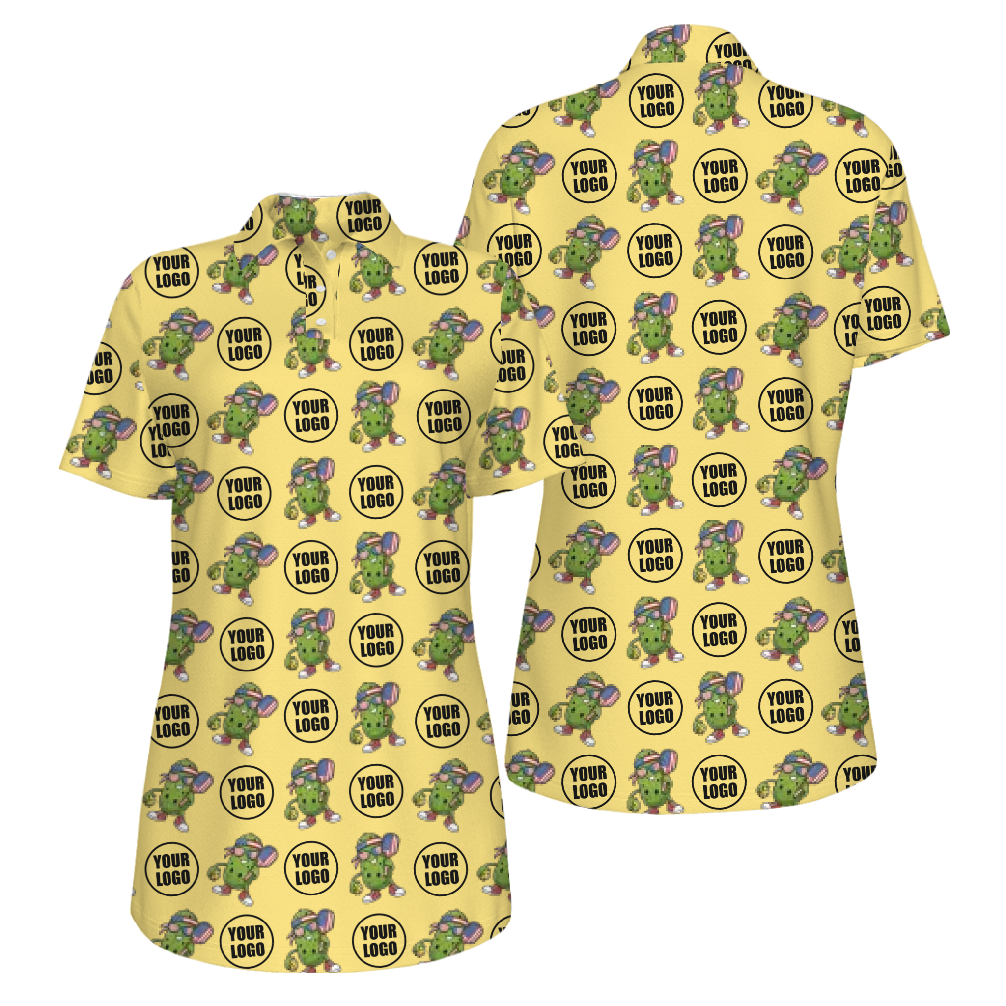 Picklewin Patriotic Custom Pickleball Polo Shirt With UV Protection Feature For Women 2