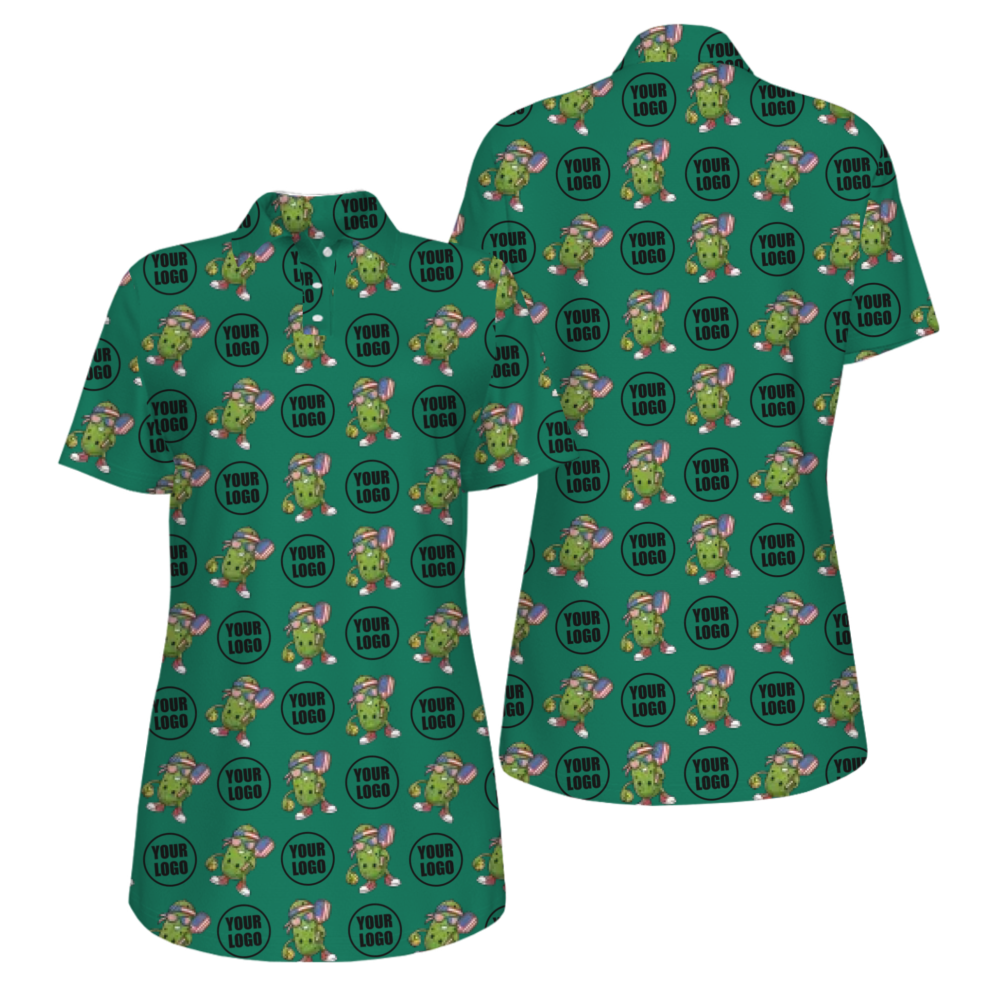 Picklewin Patriotic Custom Pickleball Polo Shirt With UV Protection Feature For Women 8