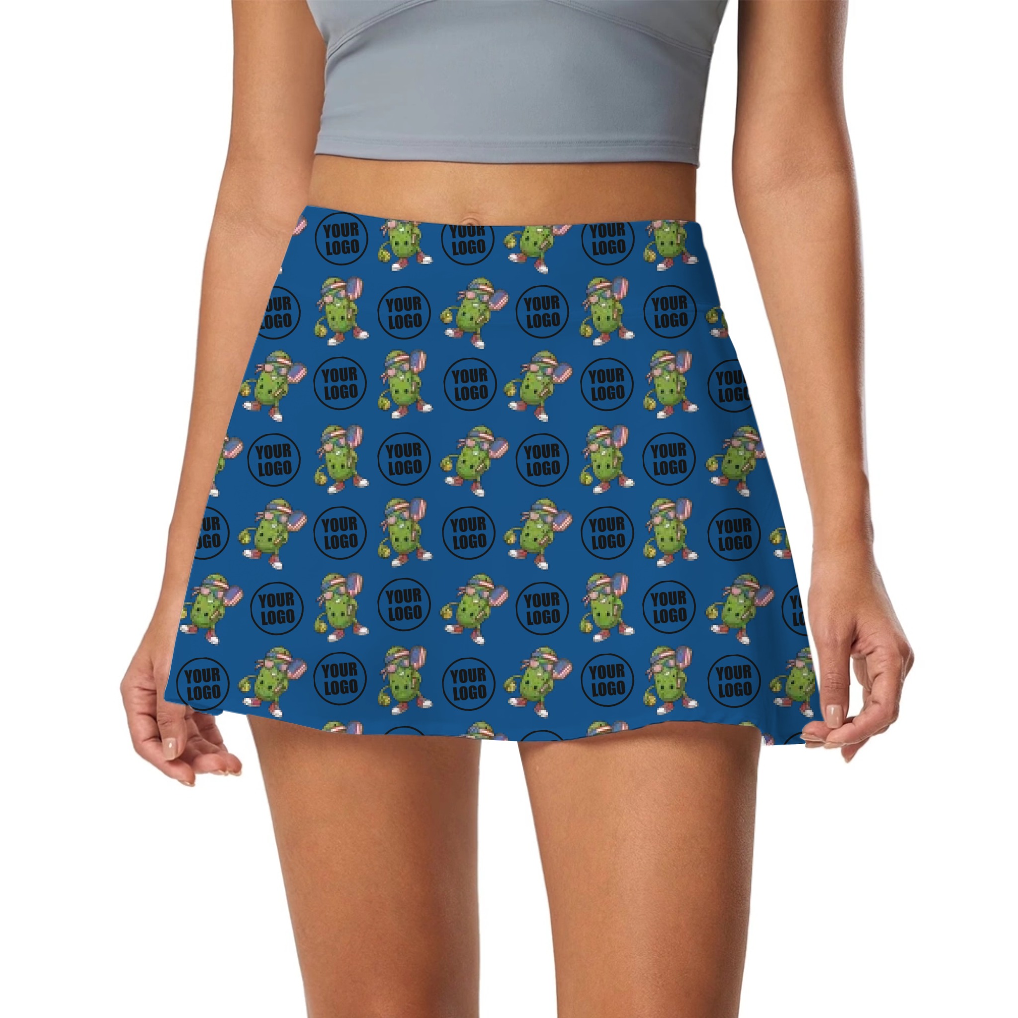 Picklewin Patriotic Custom Pickleball Skort For Women 15