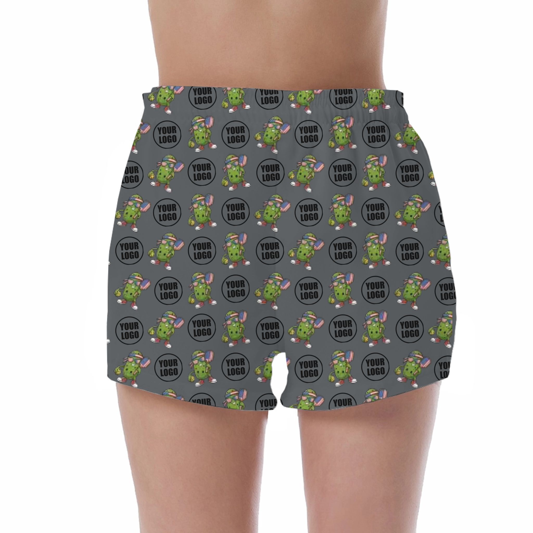 Picklewin Patriotic Custom UV Protection Shorts For Pickleball Women 12