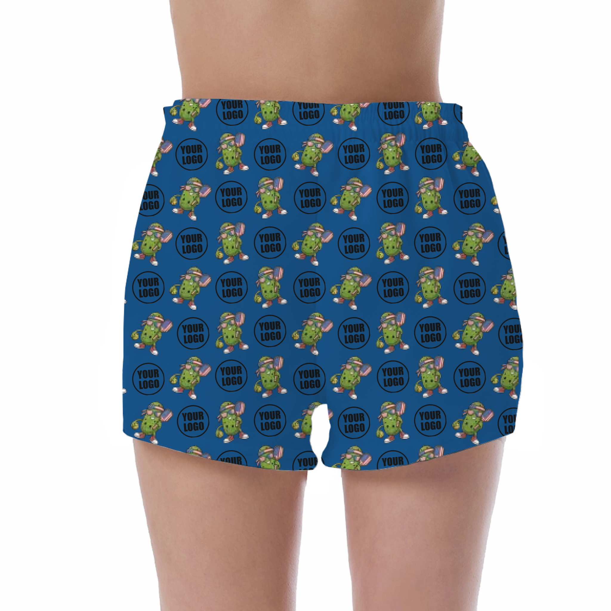 Picklewin Patriotic Custom UV Protection Shorts For Pickleball Women 15