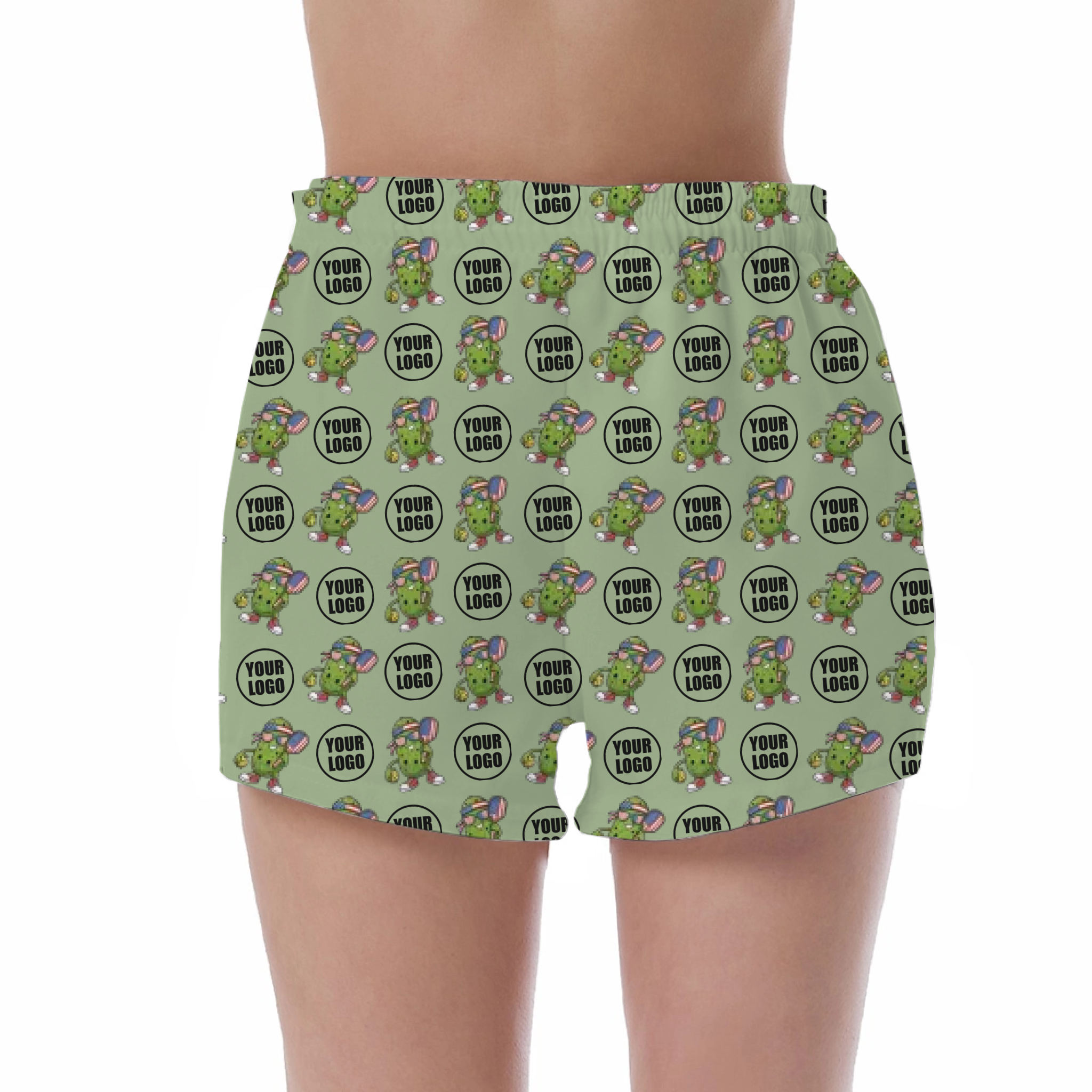 Picklewin Patriotic Custom UV Protection Shorts For Pickleball Women 4