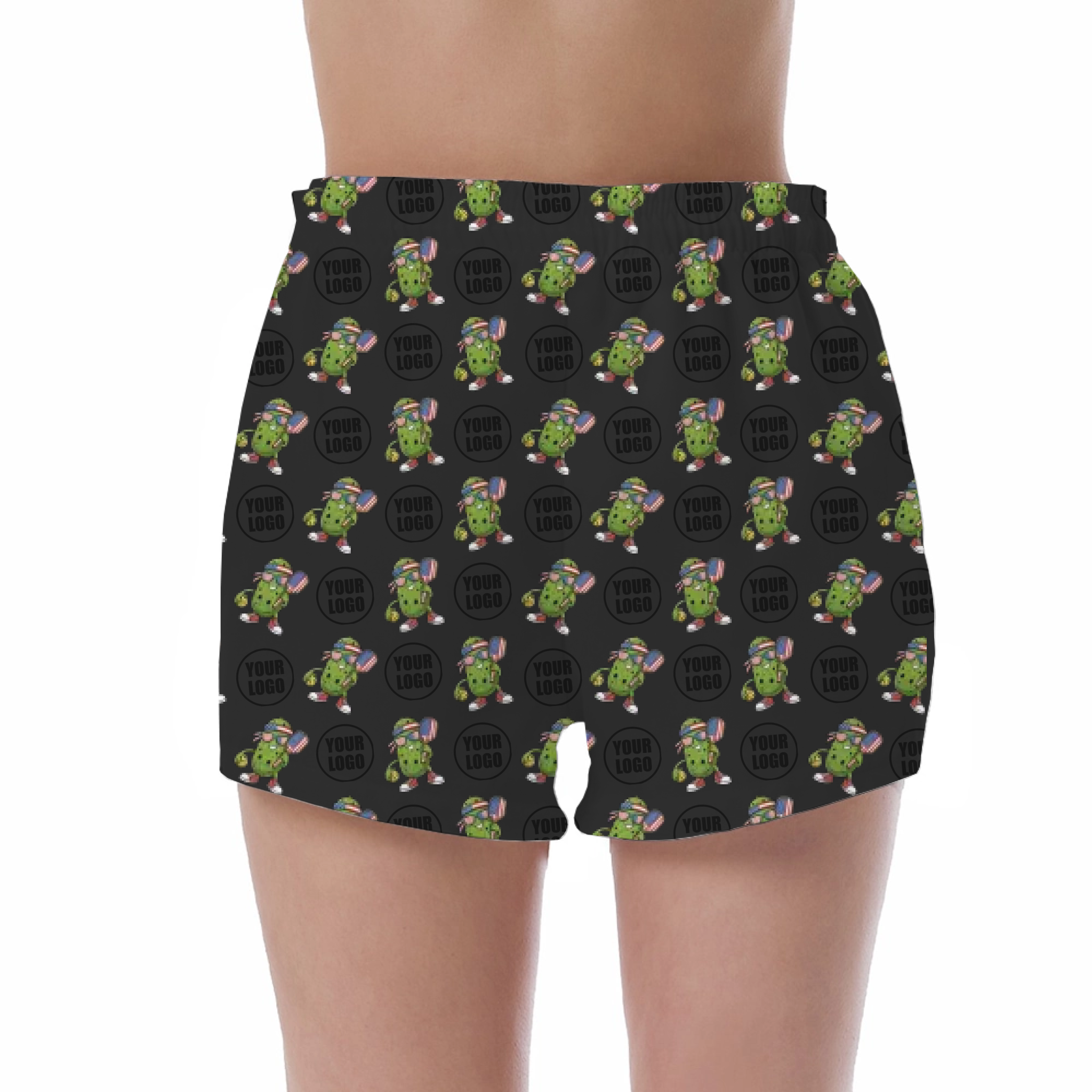 Picklewin Patriotic Custom UV Protection Shorts For Pickleball Women 16