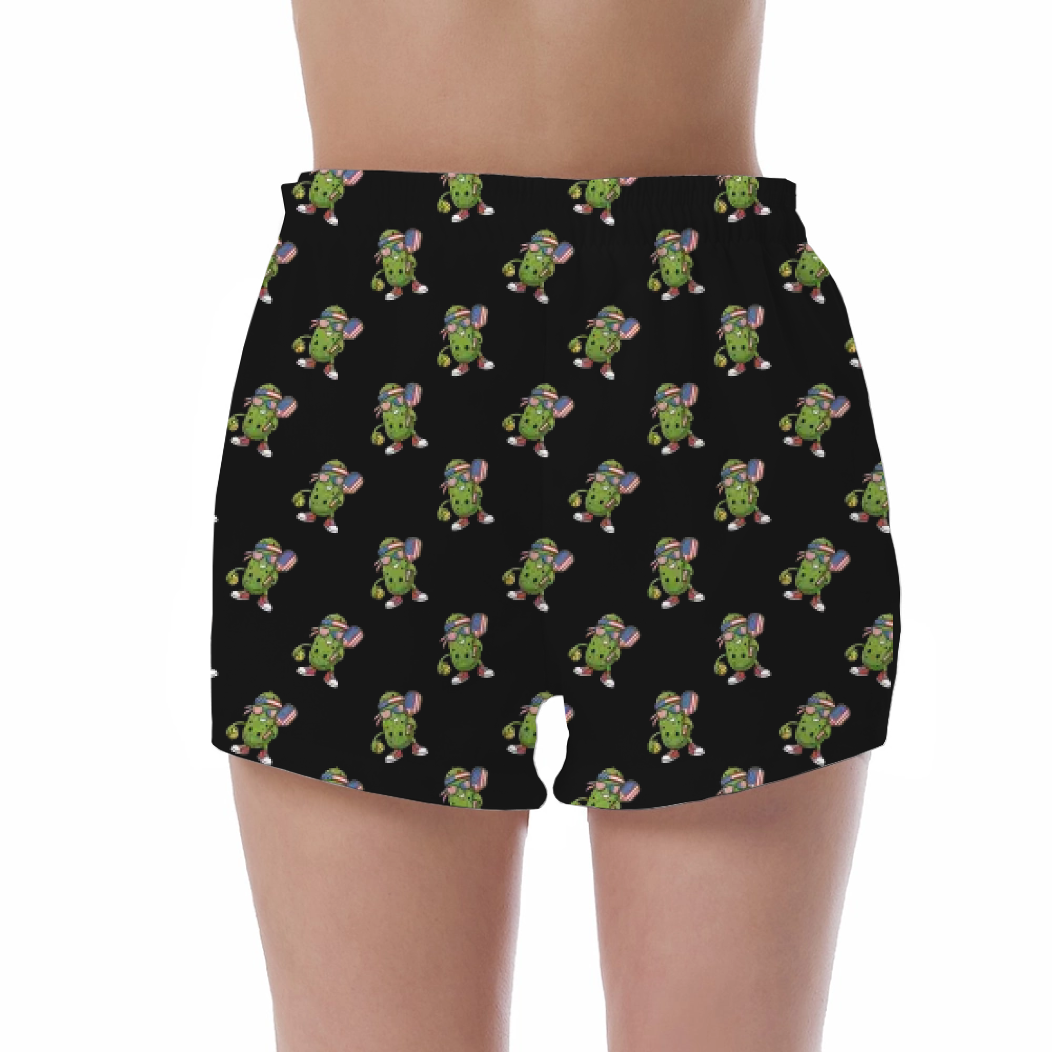 Picklewin Patriotic Custom UV Protection Shorts For Pickleball Women 13