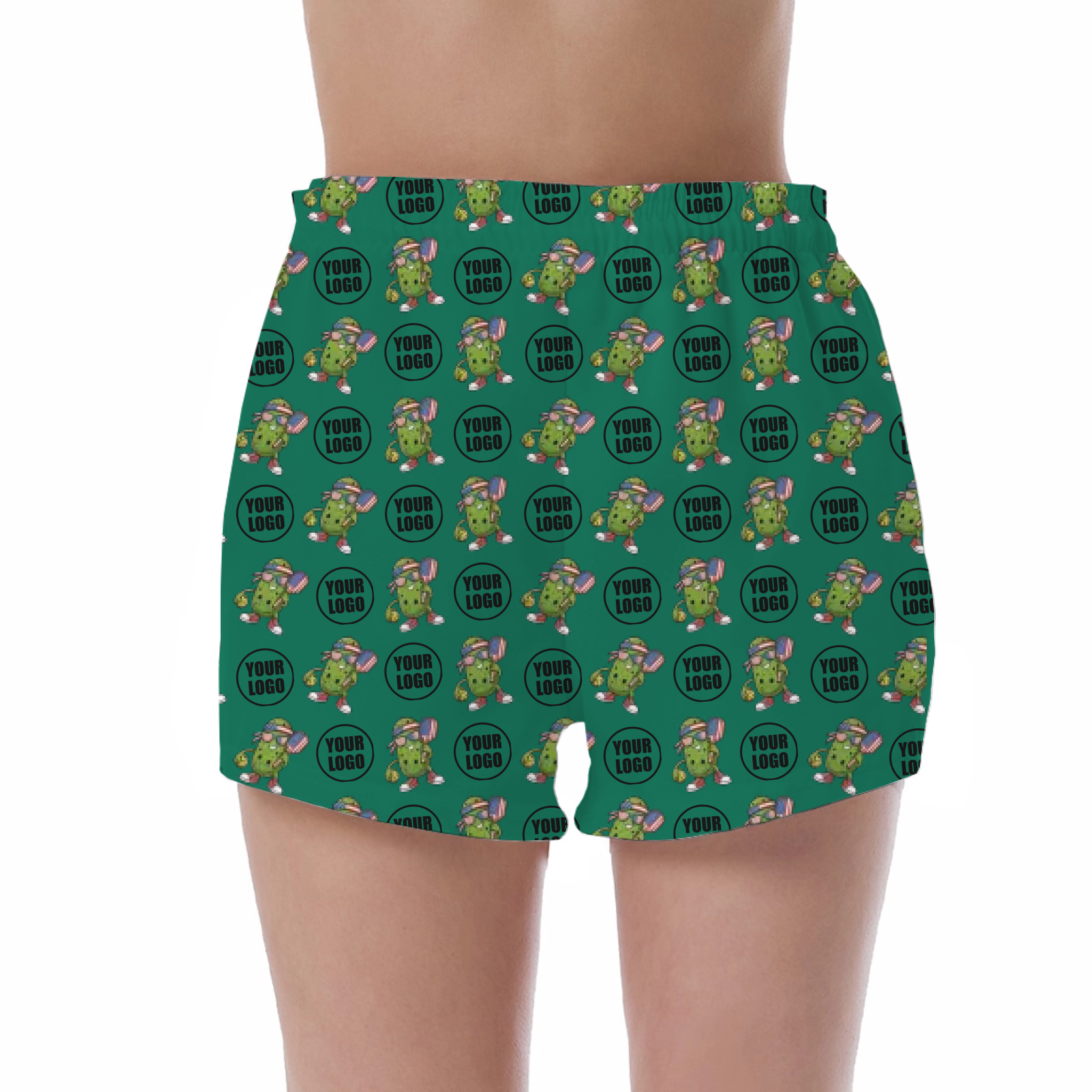 Picklewin Patriotic Custom UV Protection Shorts For Pickleball Women 8