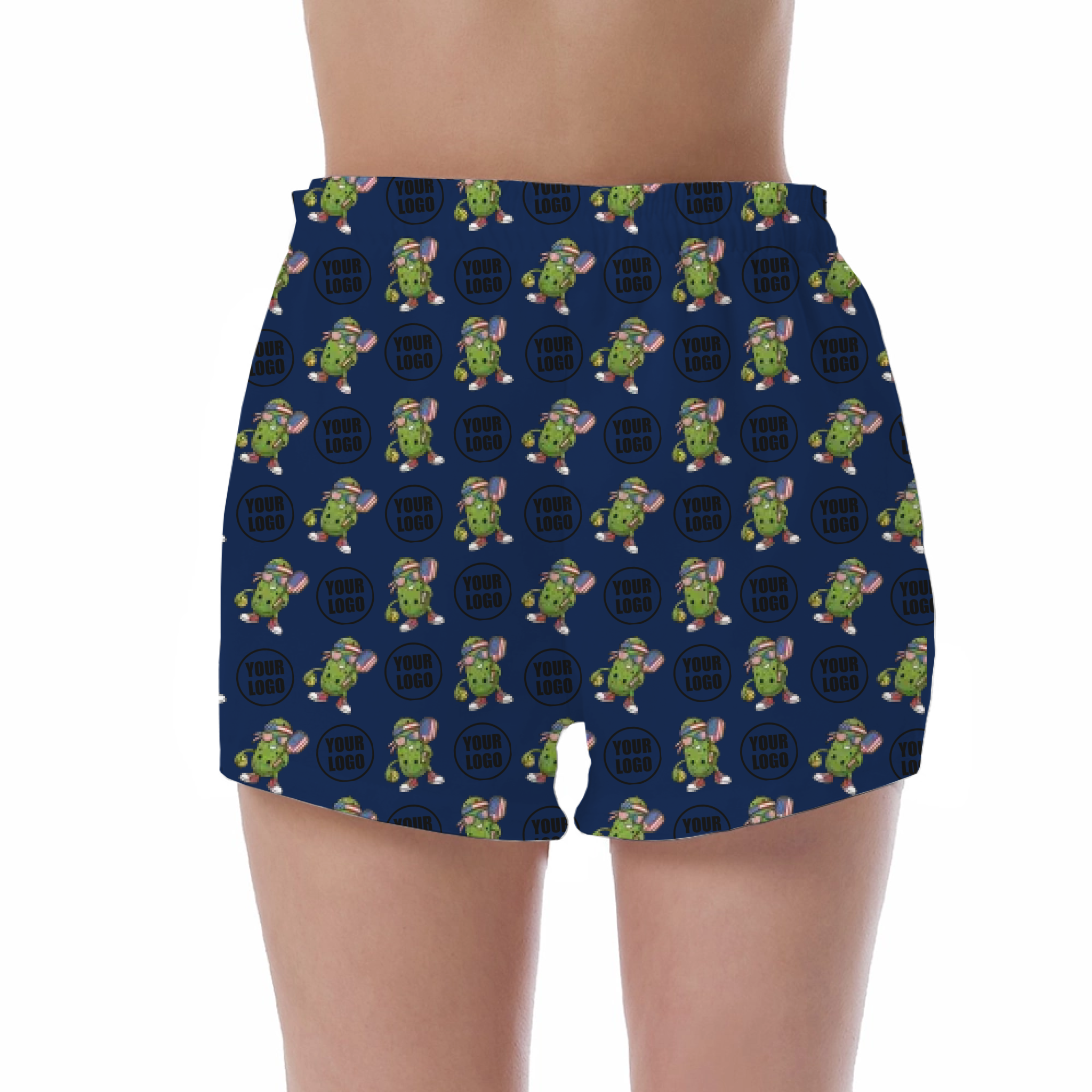 Picklewin Patriotic Custom UV Protection Shorts For Pickleball Women 10