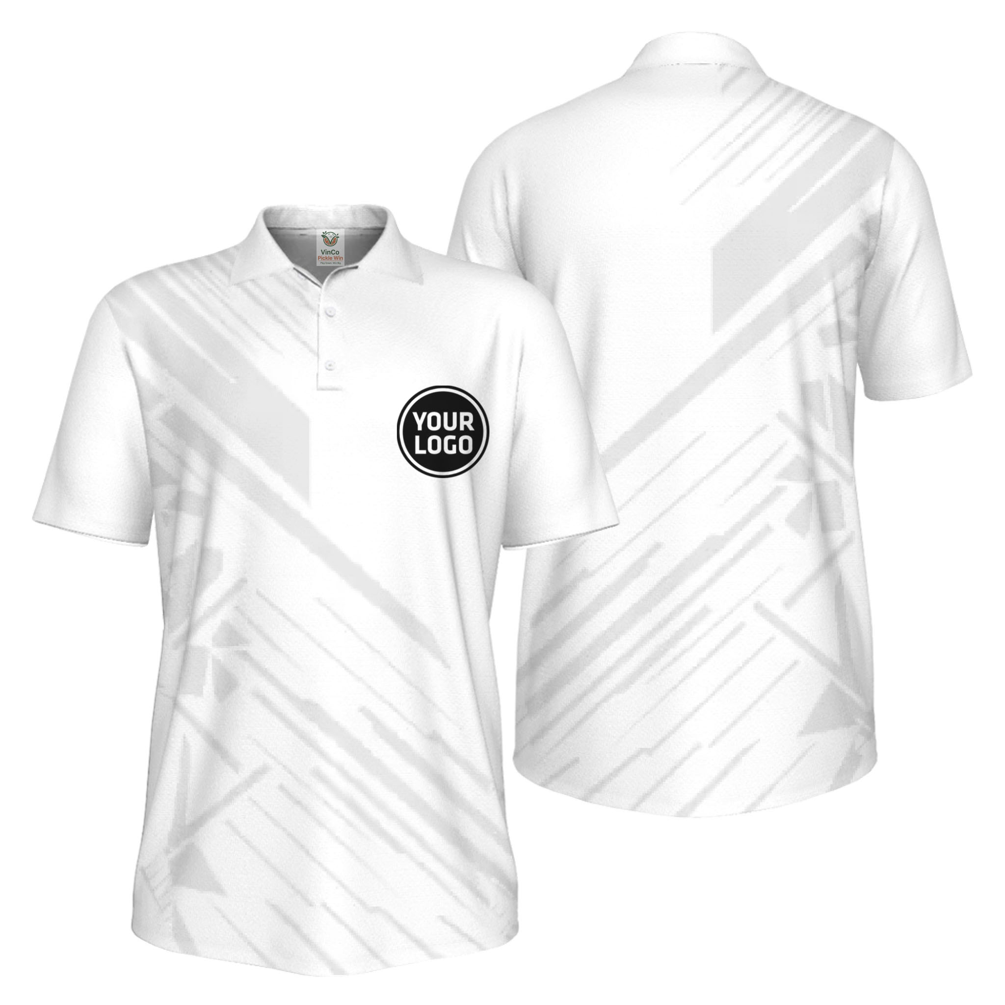 Picklewin Pickleball Team Uniform UV Protection Polo Shirt For Men 2
