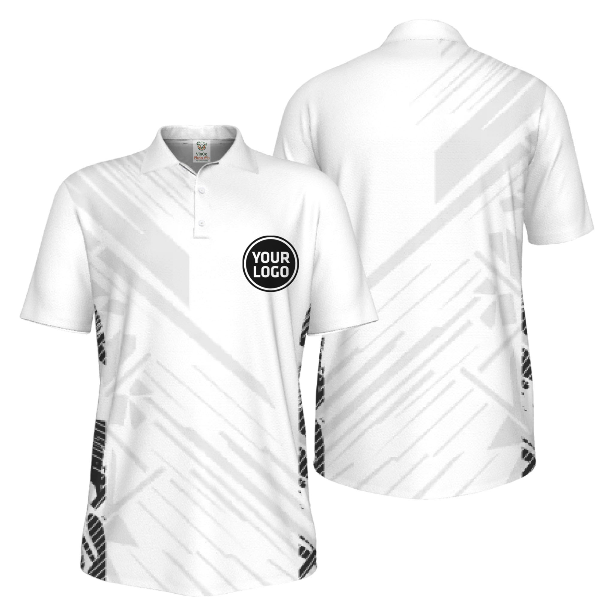 Picklewin Pickleball Team Uniform UV Protection Polo Shirt For Men 3