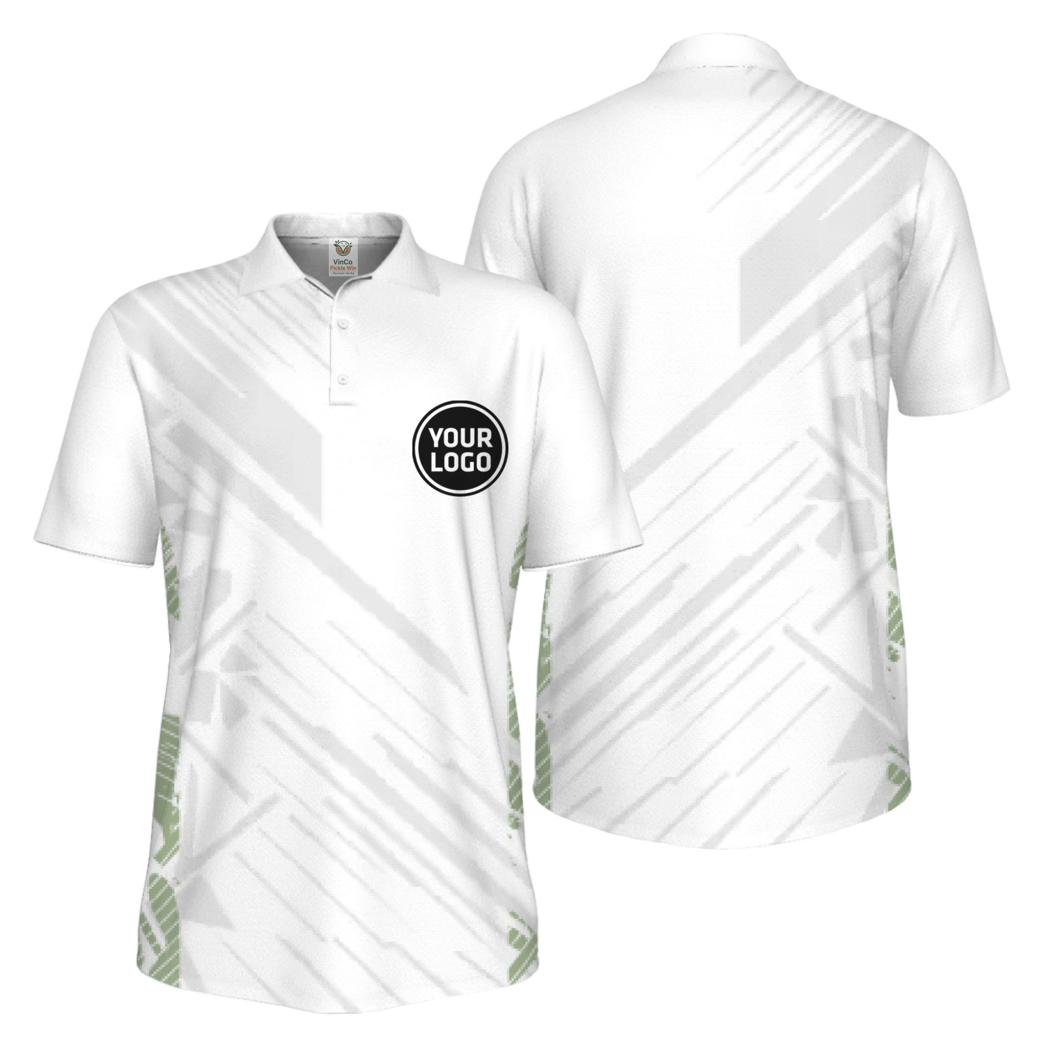 Picklewin Pickleball Team Uniform UV Protection Polo Shirt For Men 4