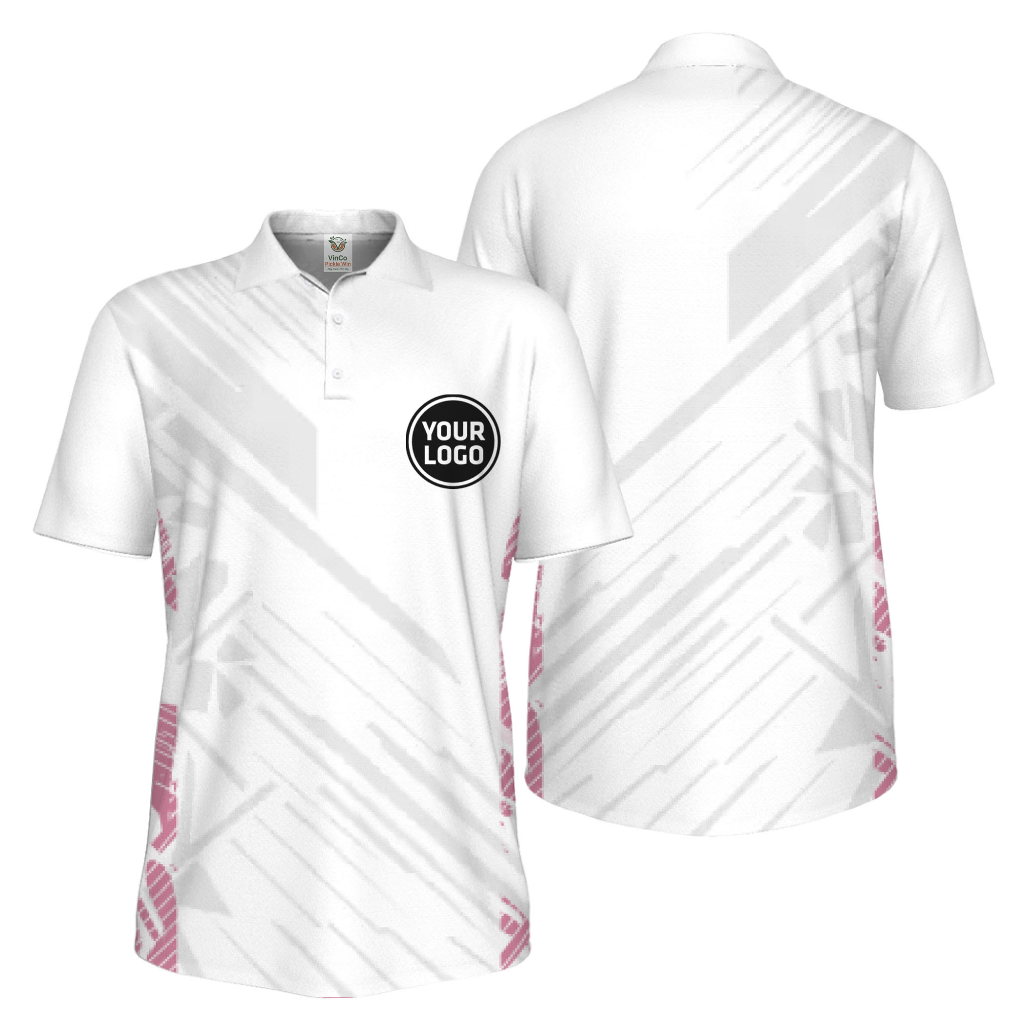 Picklewin Pickleball Team Uniform UV Protection Polo Shirt For Men 6