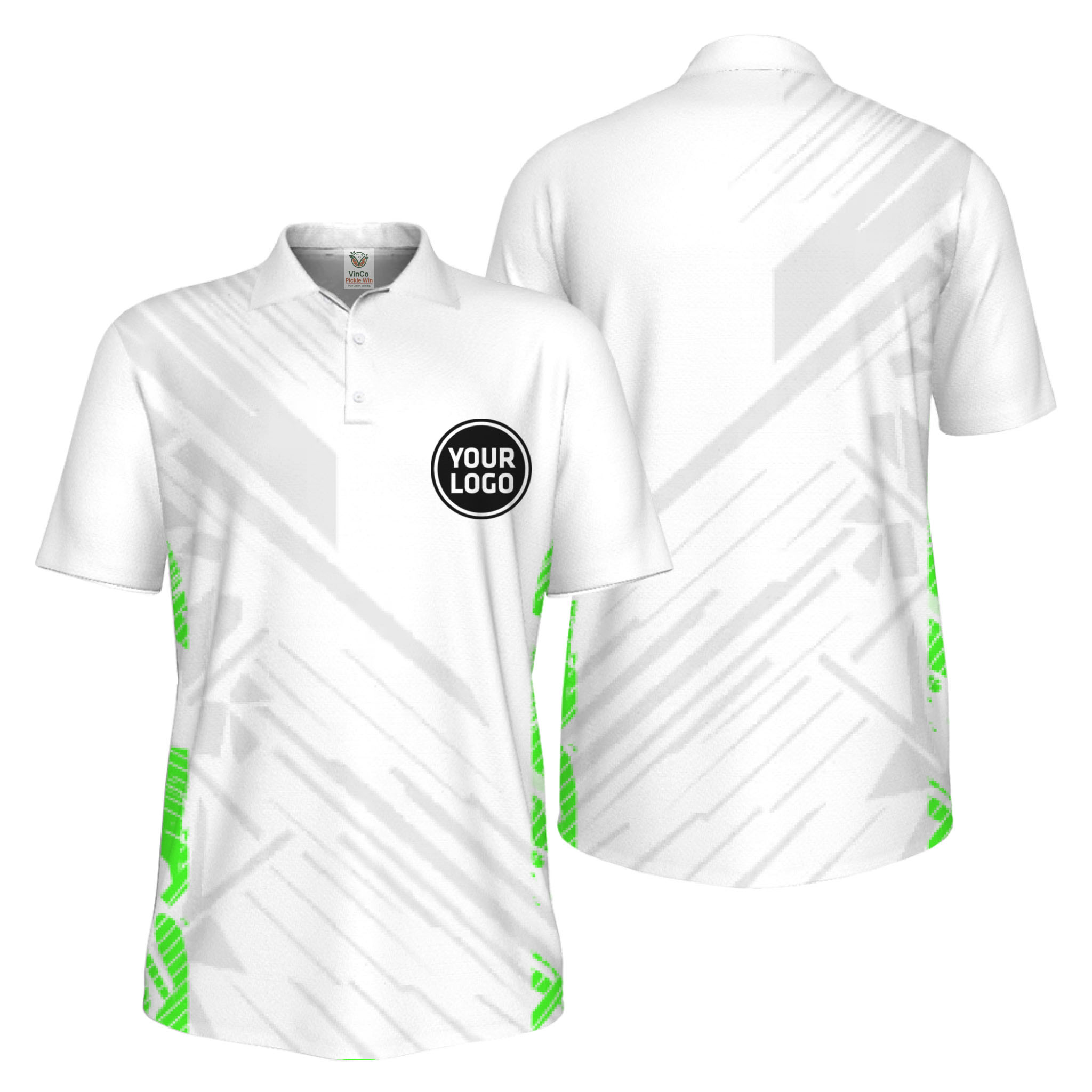 Picklewin Pickleball Team Uniform UV Protection Polo Shirt For Men 8