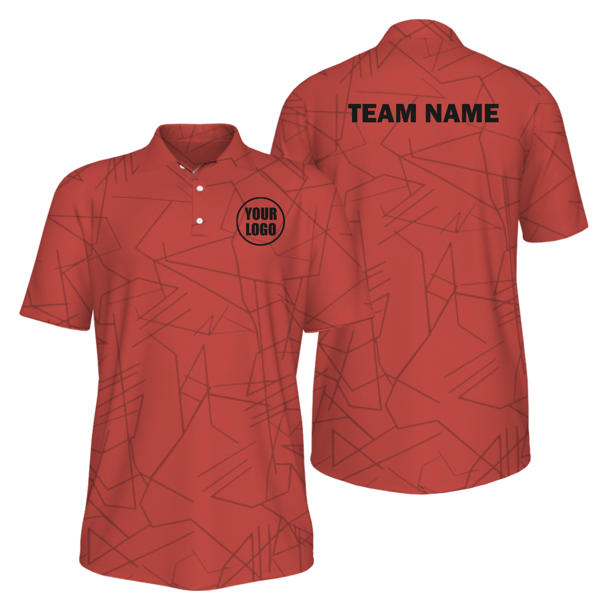 Picklewin Simple Abstract Custom UV Protection Polo Shirt For Men 12