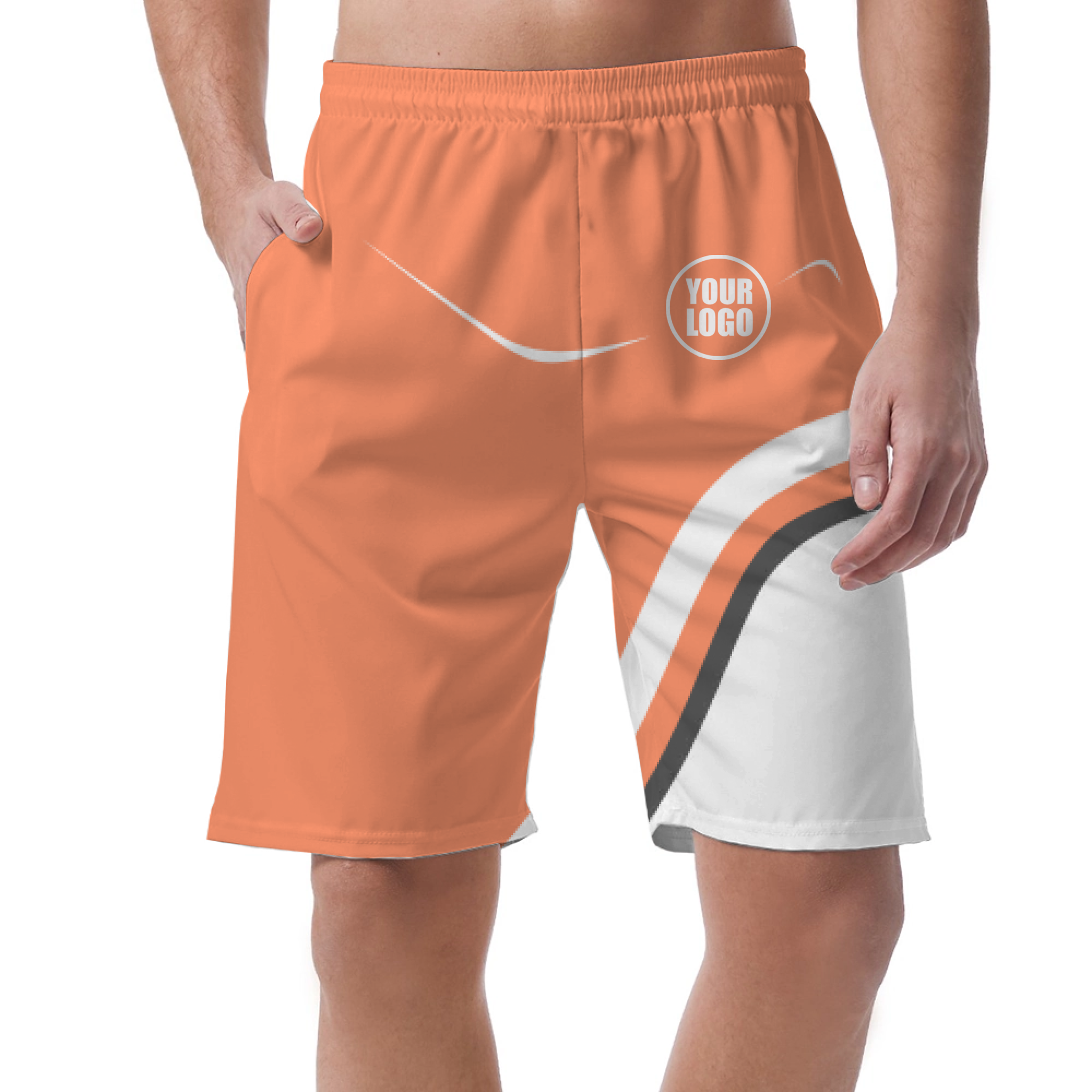 Picklewin Simple Custom Logo Pickleball Men's Short Pants 4