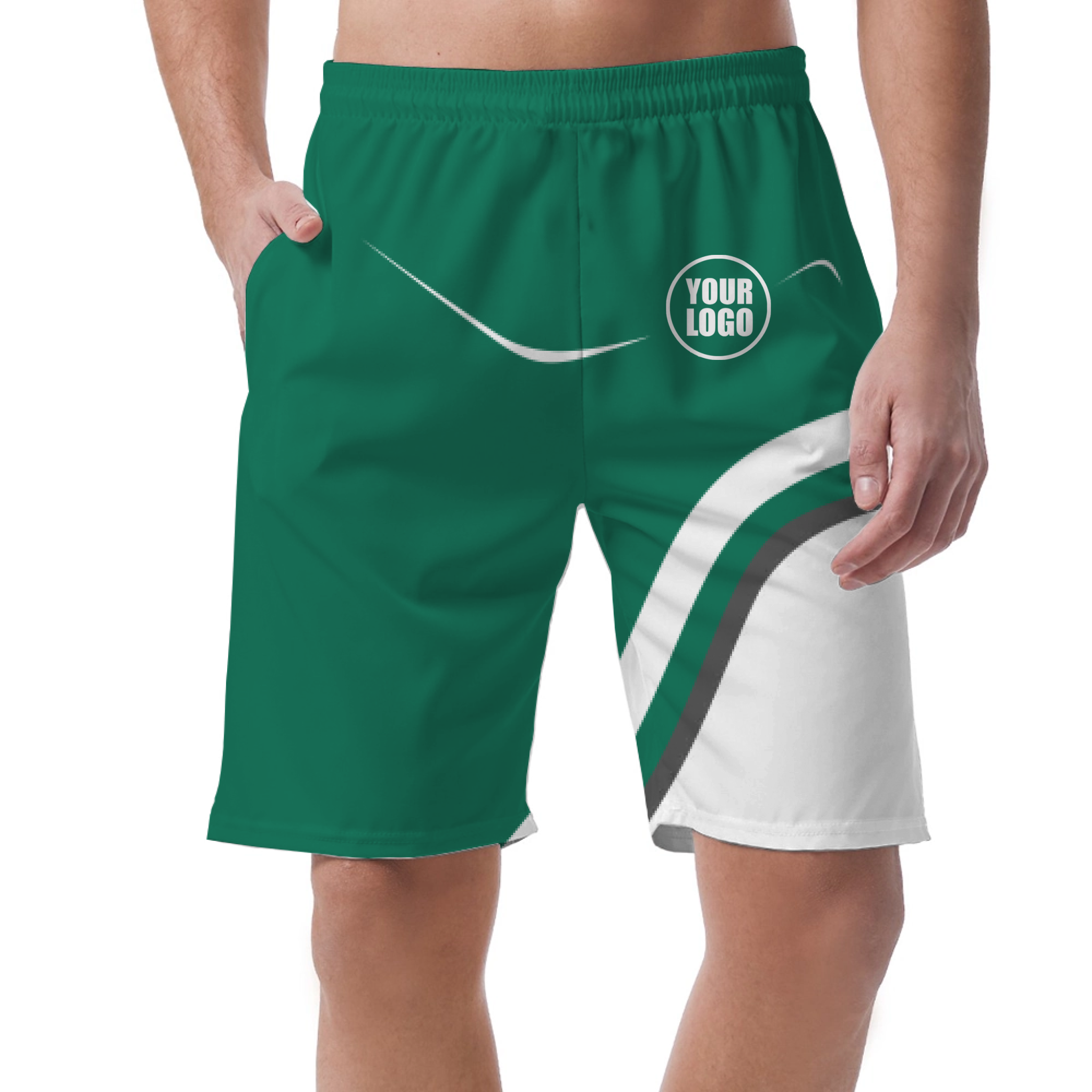 Picklewin Simple Custom Logo Pickleball Men's Short Pants 8