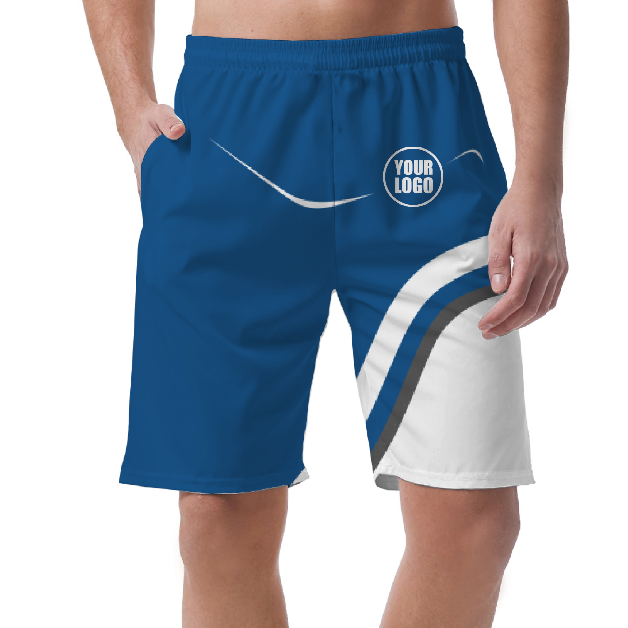 Picklewin Simple Custom Logo Pickleball Men's Short Pants 11