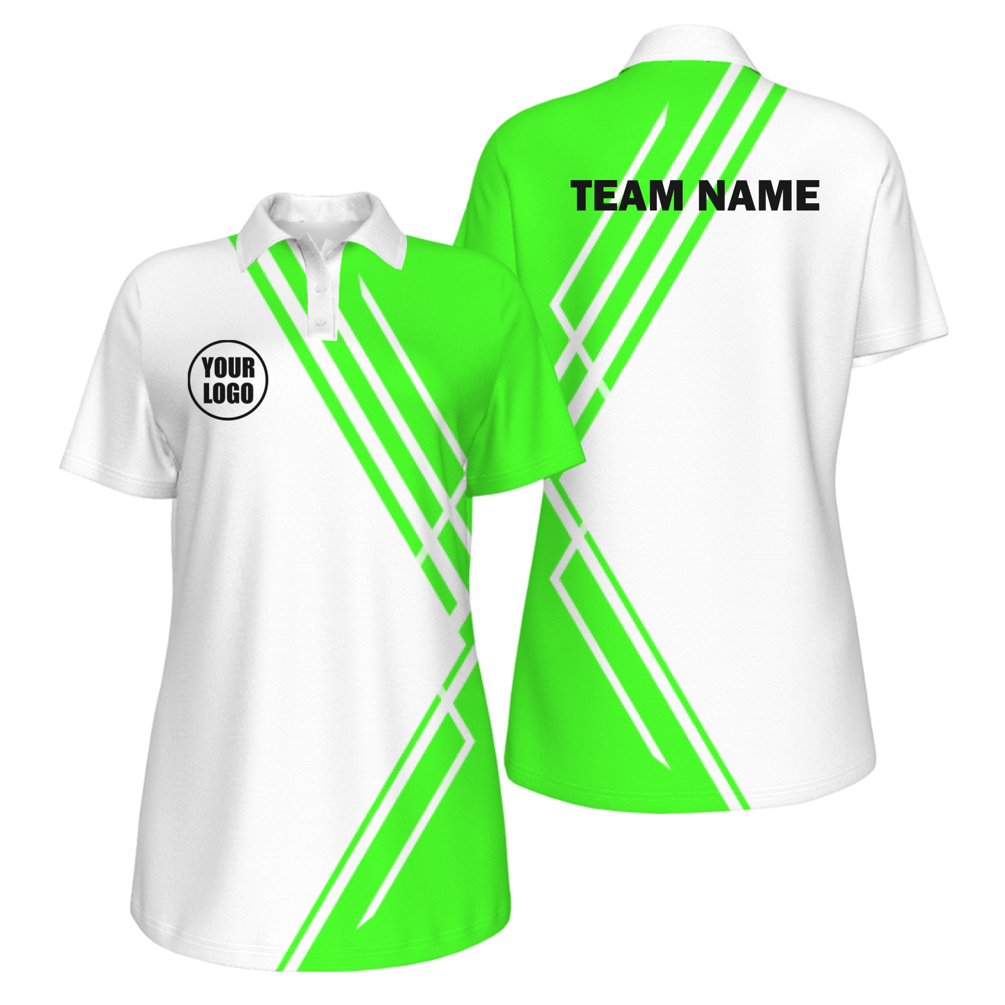 Picklewin Simple Stripe Women's Customized UV Protection Polo 11