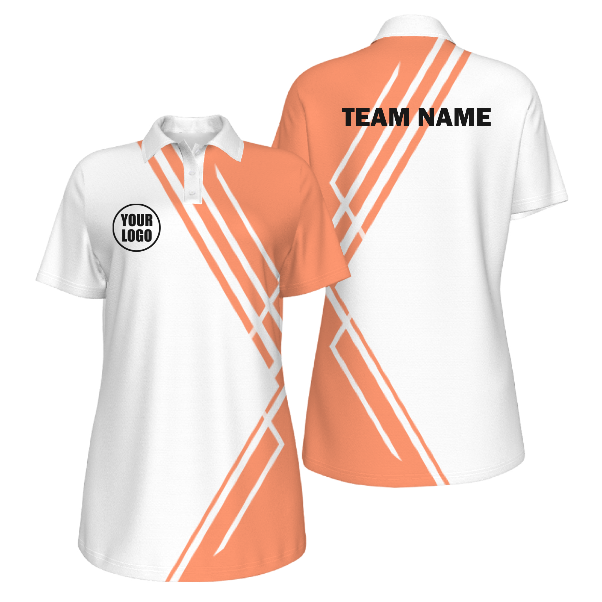 Picklewin Simple Stripe Women's Customized UV Protection Polo 2