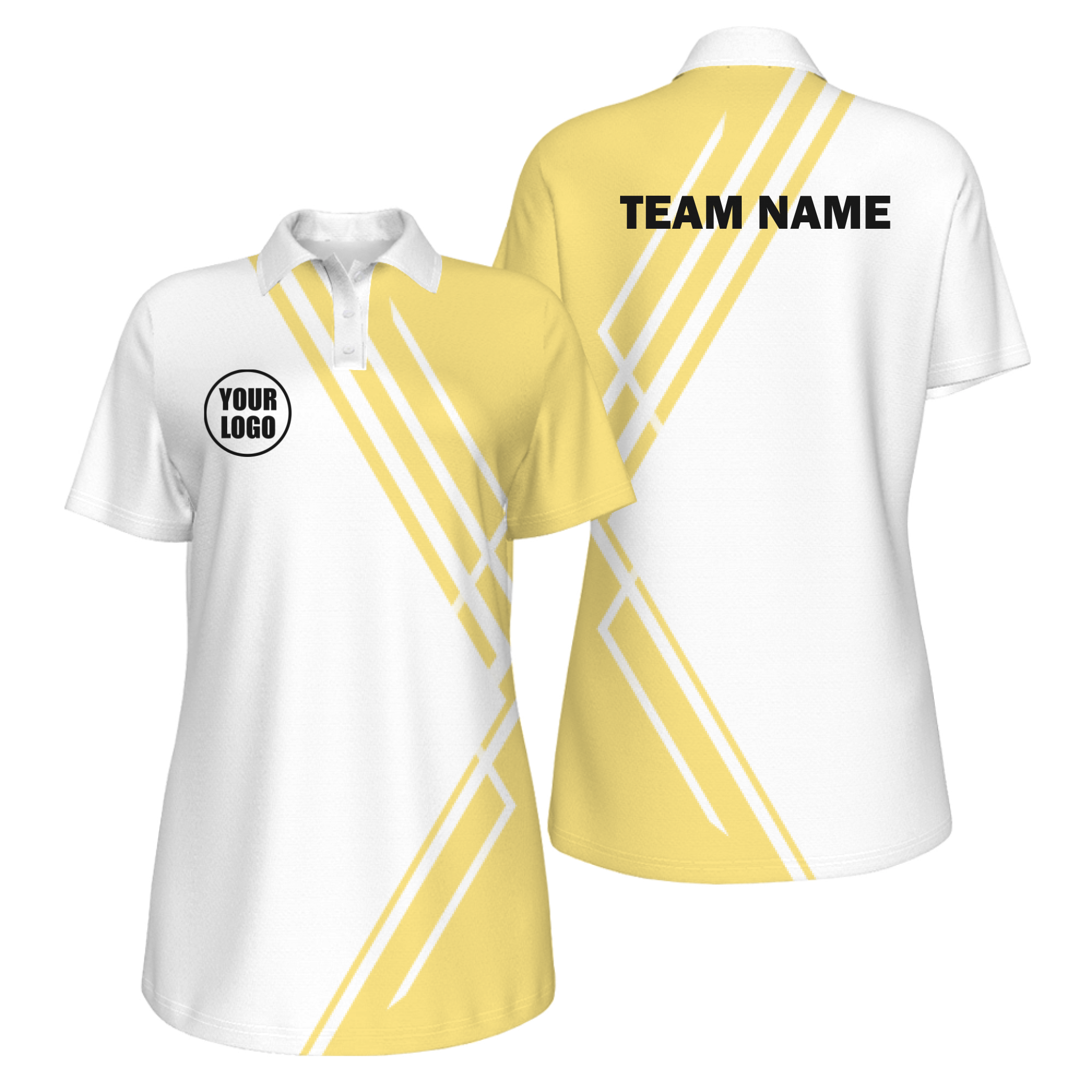 Picklewin Simple Stripe Women's Customized UV Protection Polo 5