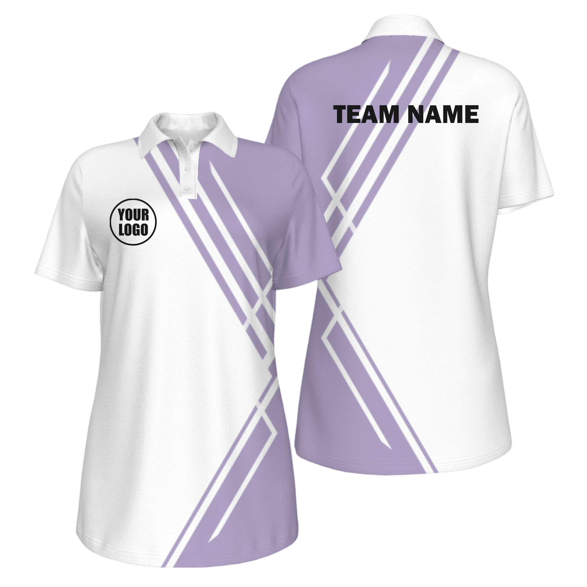 Picklewin Simple Stripe Women's Customized UV Protection Polo 6