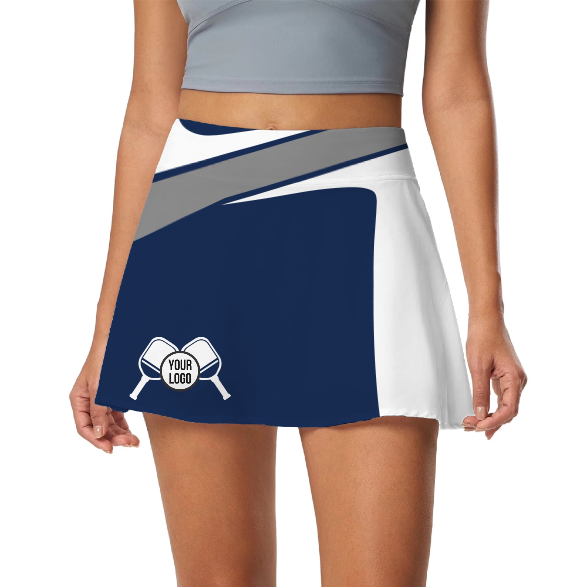 Picklewin Simple Women's Skort Customized For Pickleball Team 10