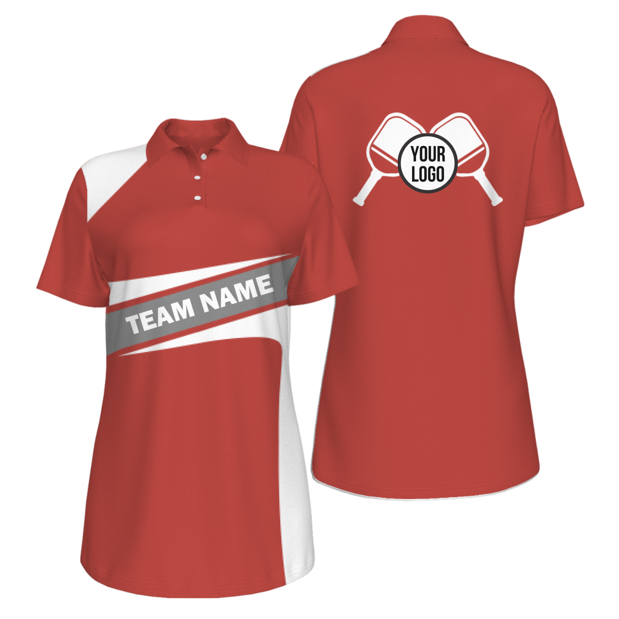 Picklewin Simple Women's UV Protection Polo For Pickleball Team 13