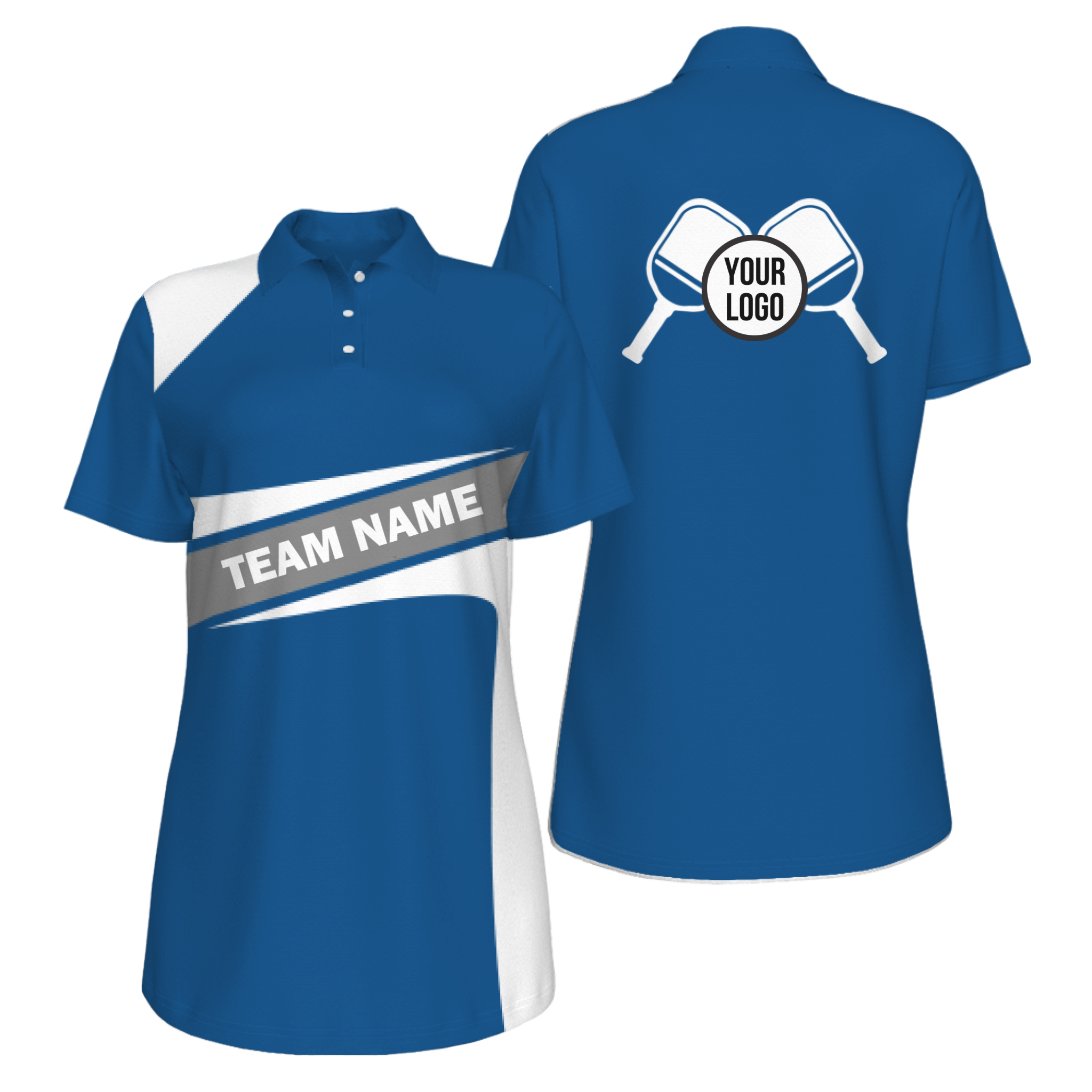 Picklewin Simple Women's UV Protection Polo For Pickleball Team 14