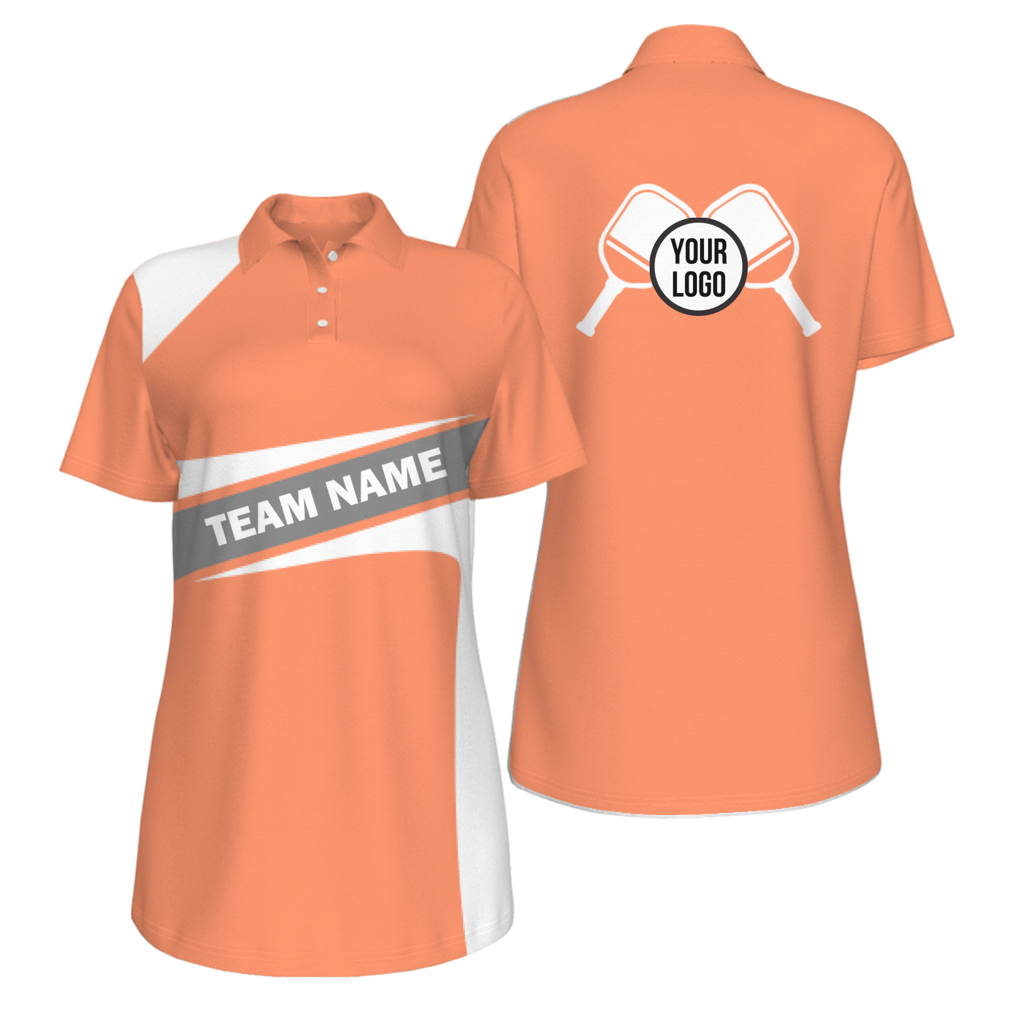 Picklewin Simple Women's UV Protection Polo For Pickleball Team 6