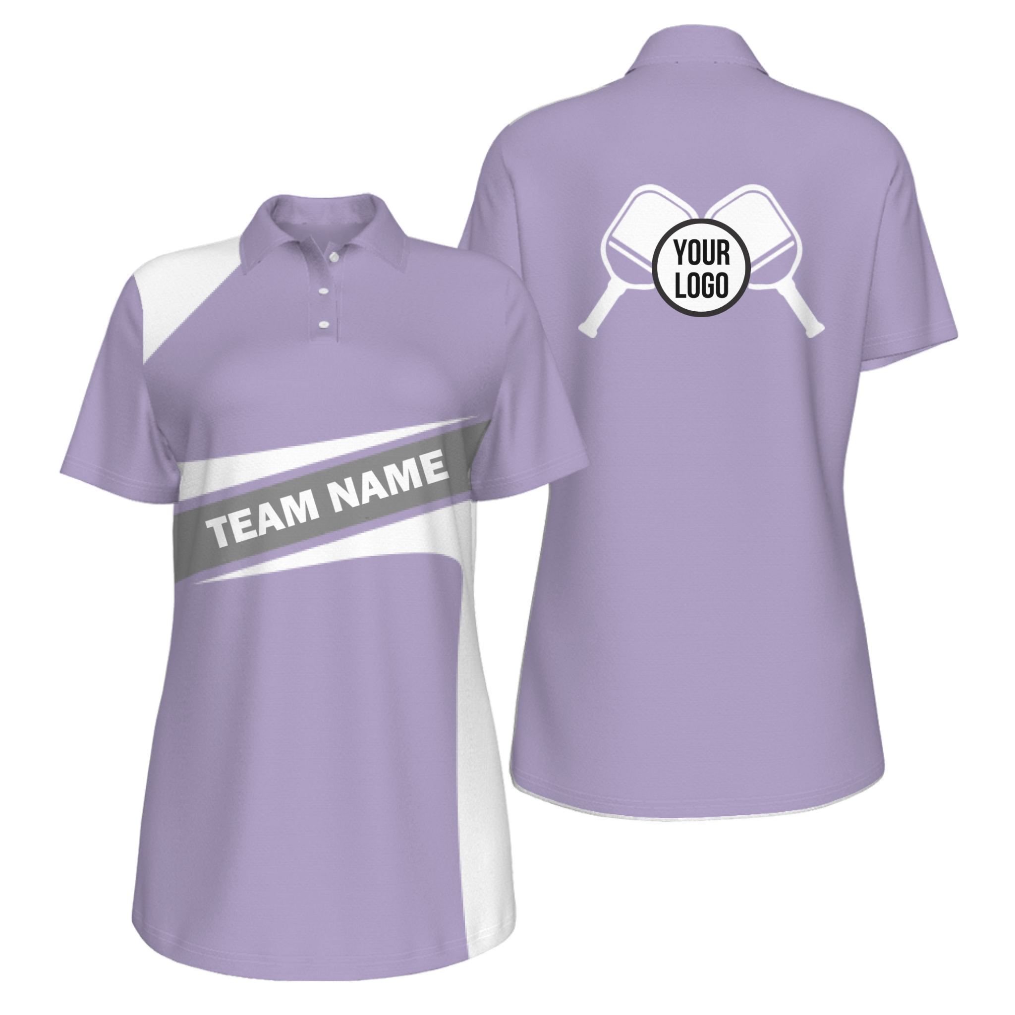 Picklewin Simple Women's UV Protection Polo For Pickleball Team 4