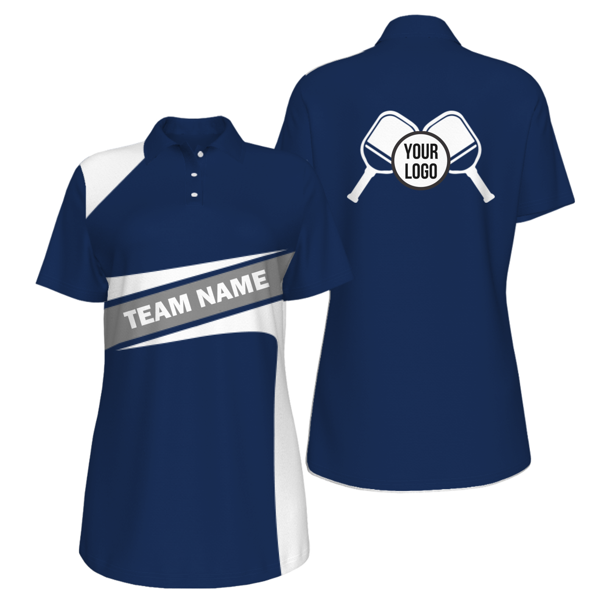 Picklewin Simple Women's UV Protection Polo For Pickleball Team 10