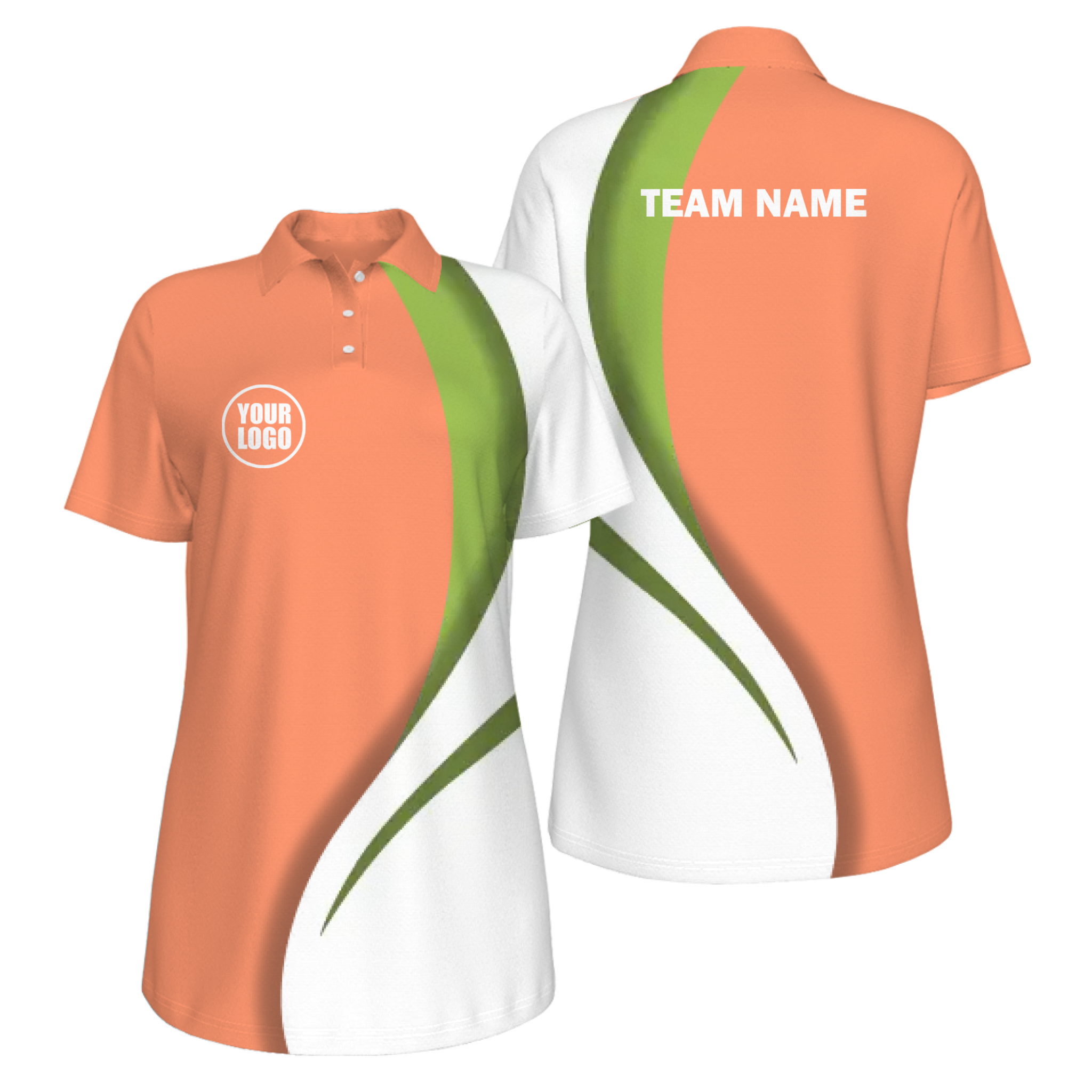 Picklewin Sporty Curve Customized UV Protection Polo For Women 2