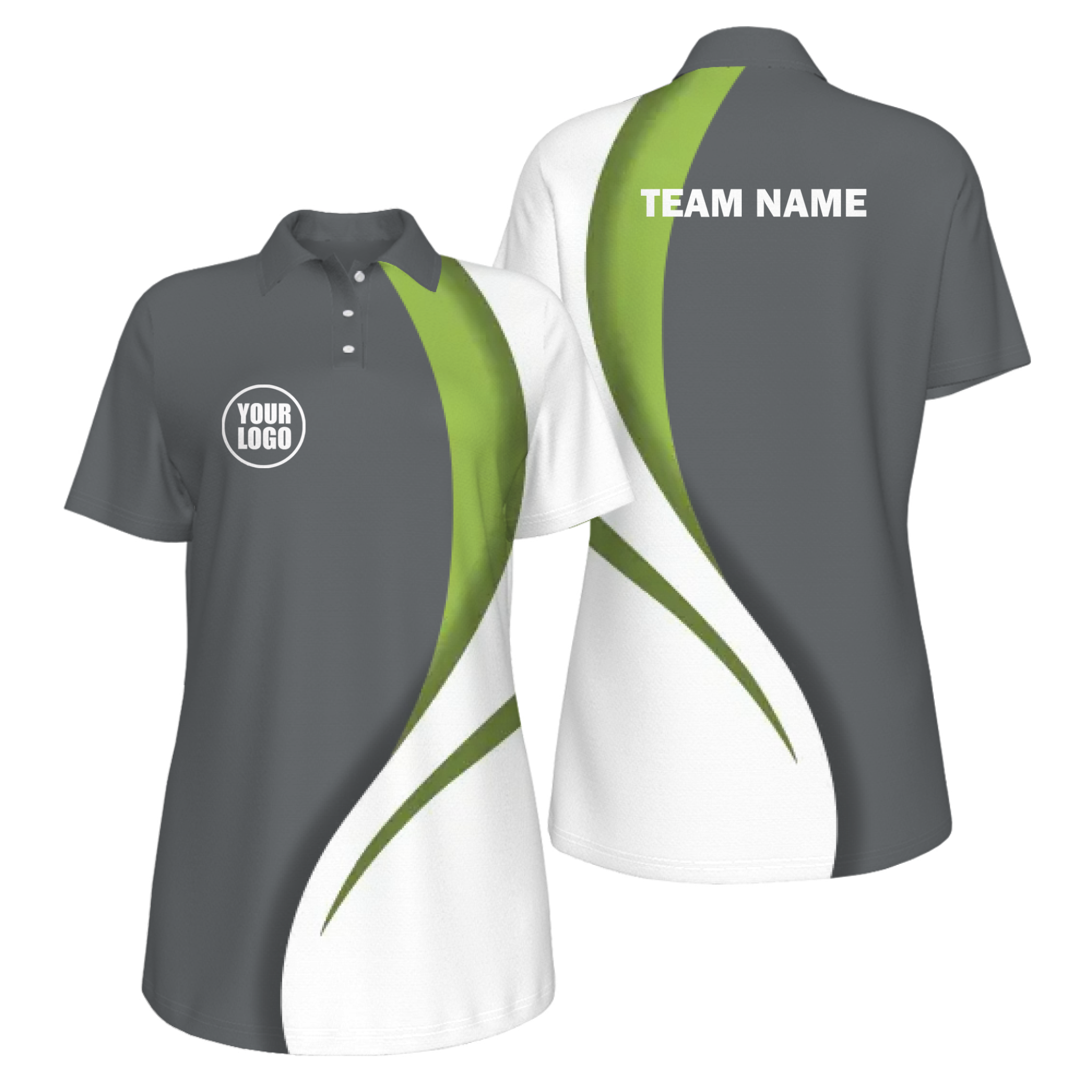 Picklewin Sporty Curve Customized UV Protection Polo For Women 11