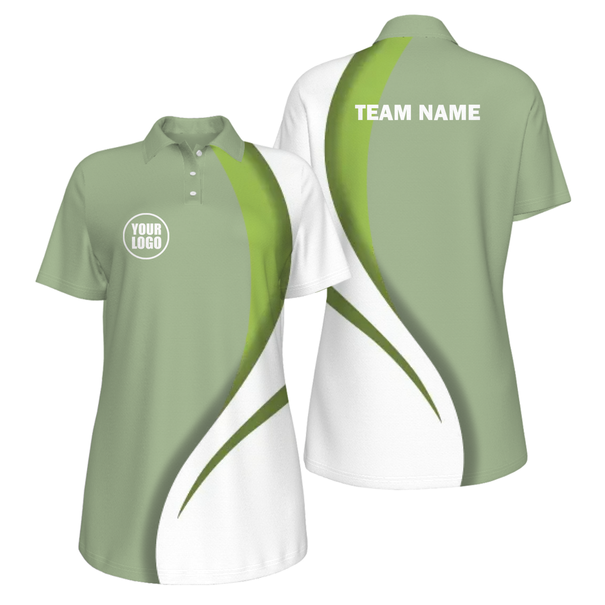 Picklewin Sporty Curve Customized UV Protection Polo For Women 14