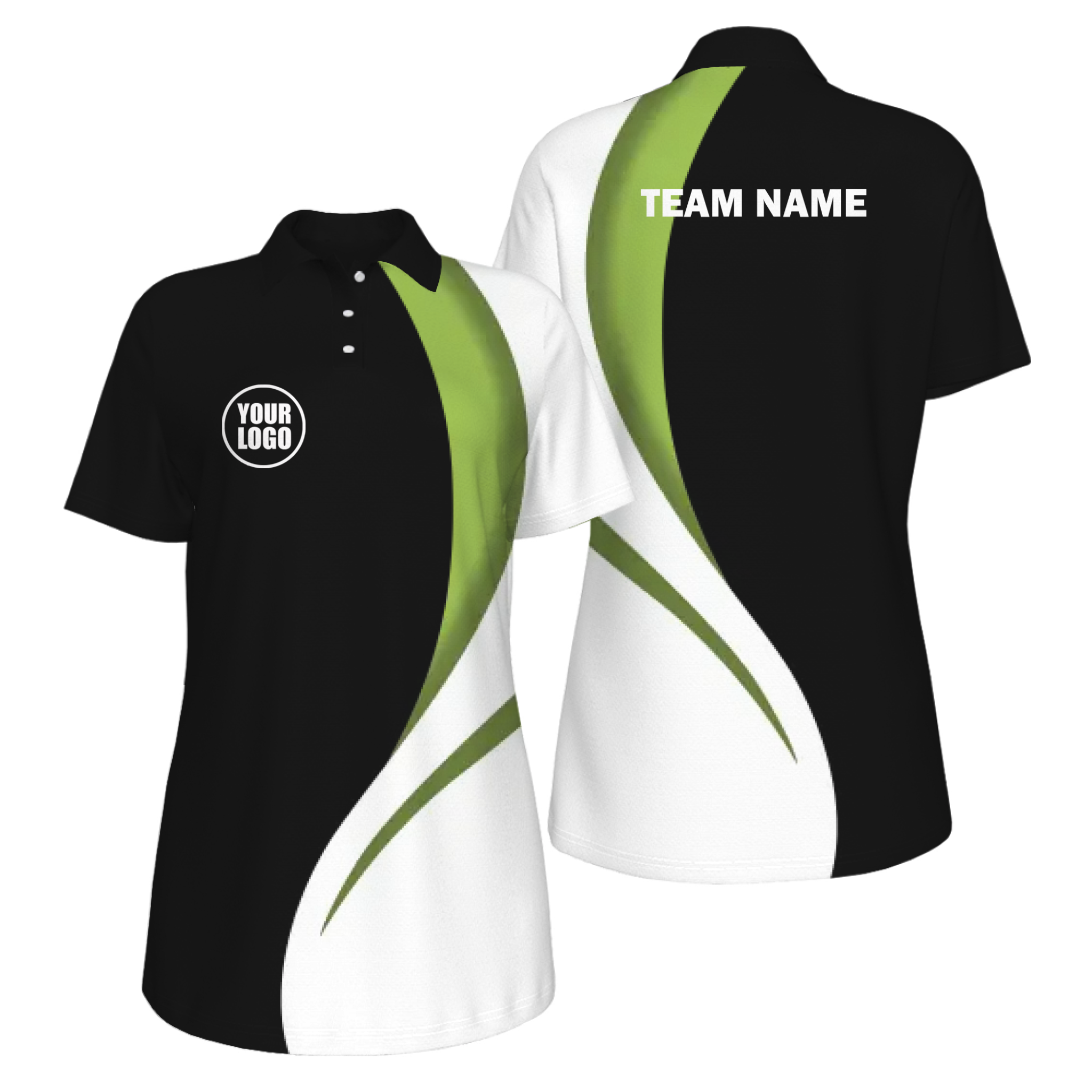 Picklewin Sporty Curve Customized UV Protection Polo For Women 3