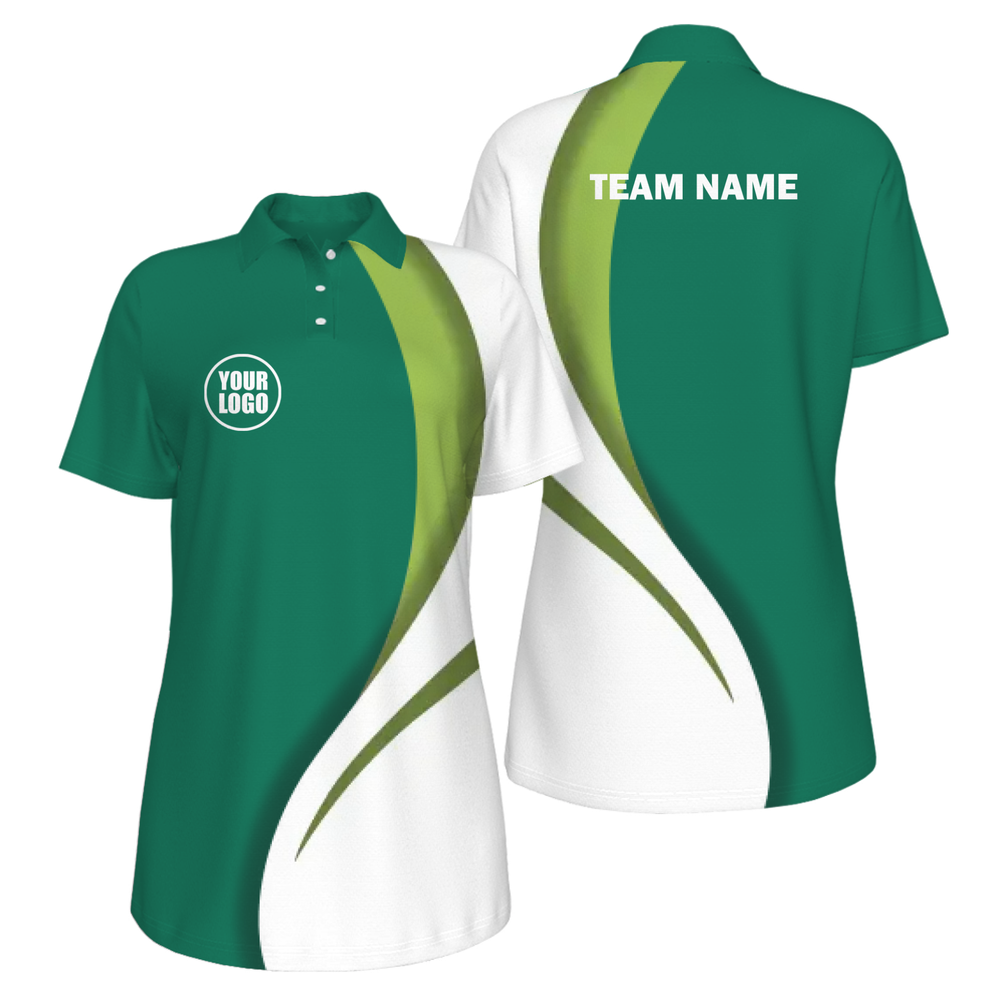 Picklewin Sporty Curve Customized UV Protection Polo For Women 7