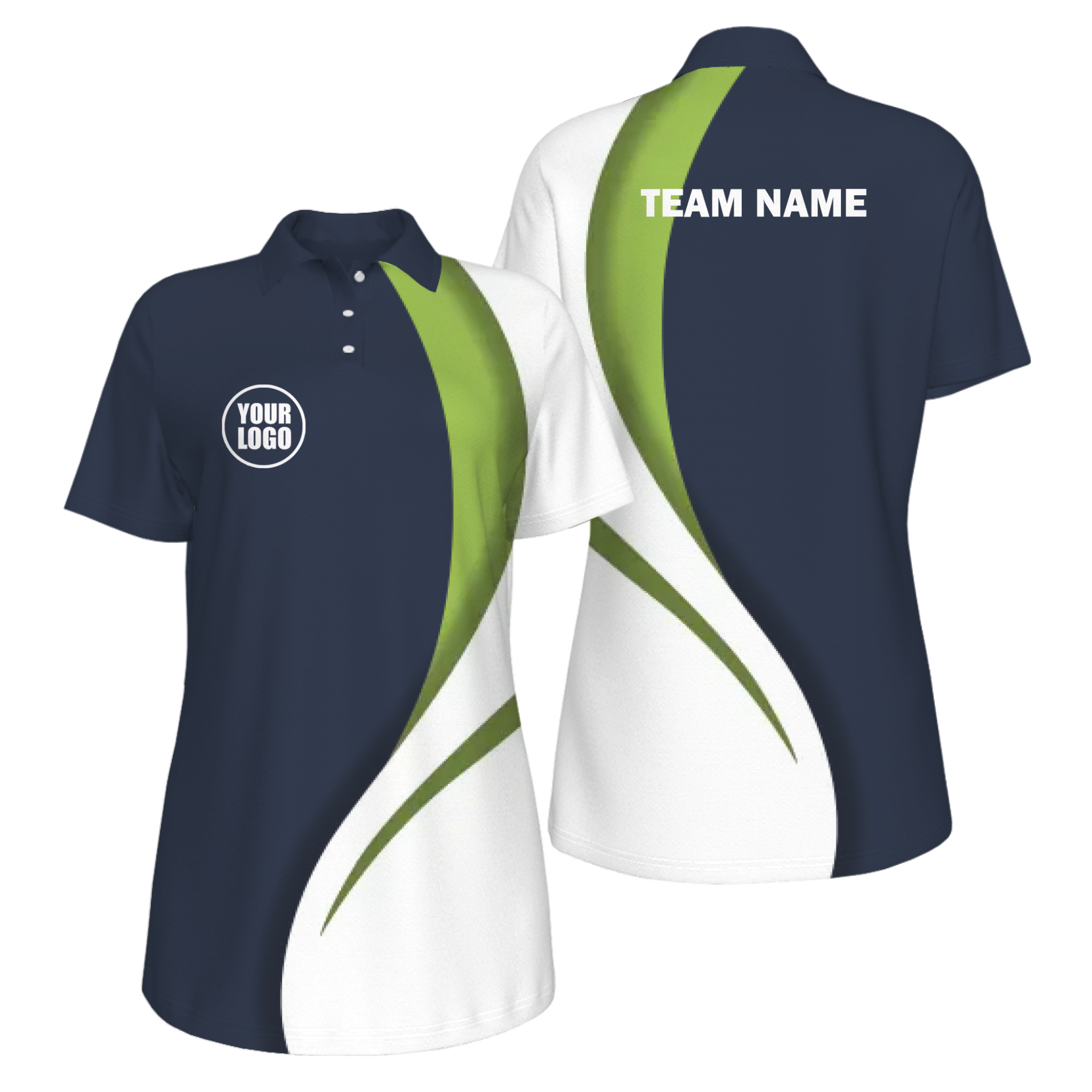 Picklewin Sporty Curve Customized UV Protection Polo For Women 8