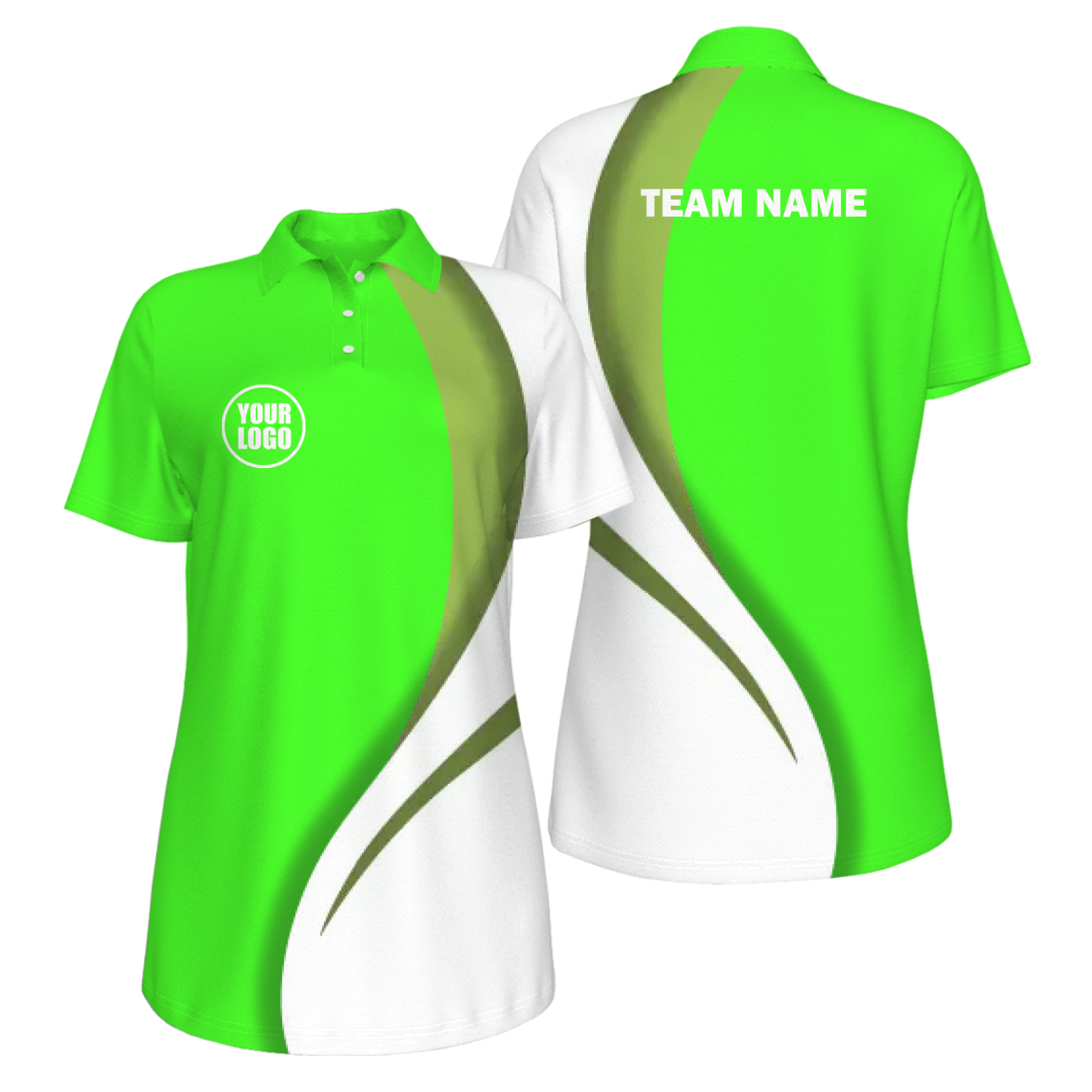 Picklewin Sporty Curve Customized UV Protection Polo For Women 10