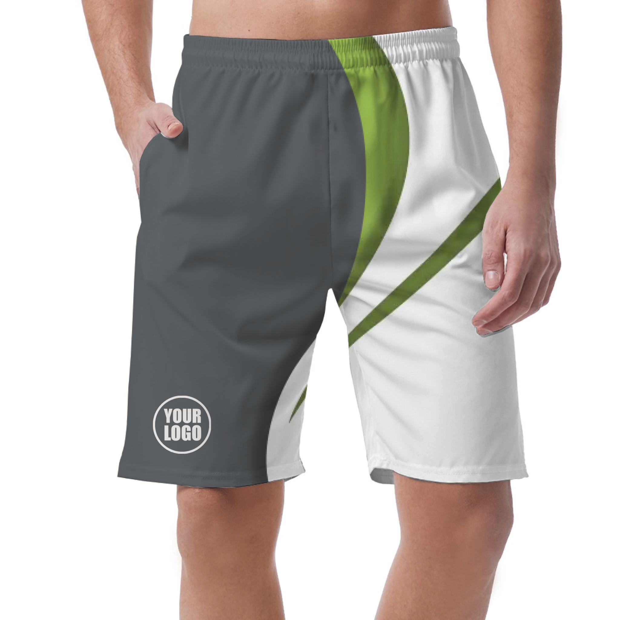 Picklewin Sporty Curve Short Pants Custom For Men 11
