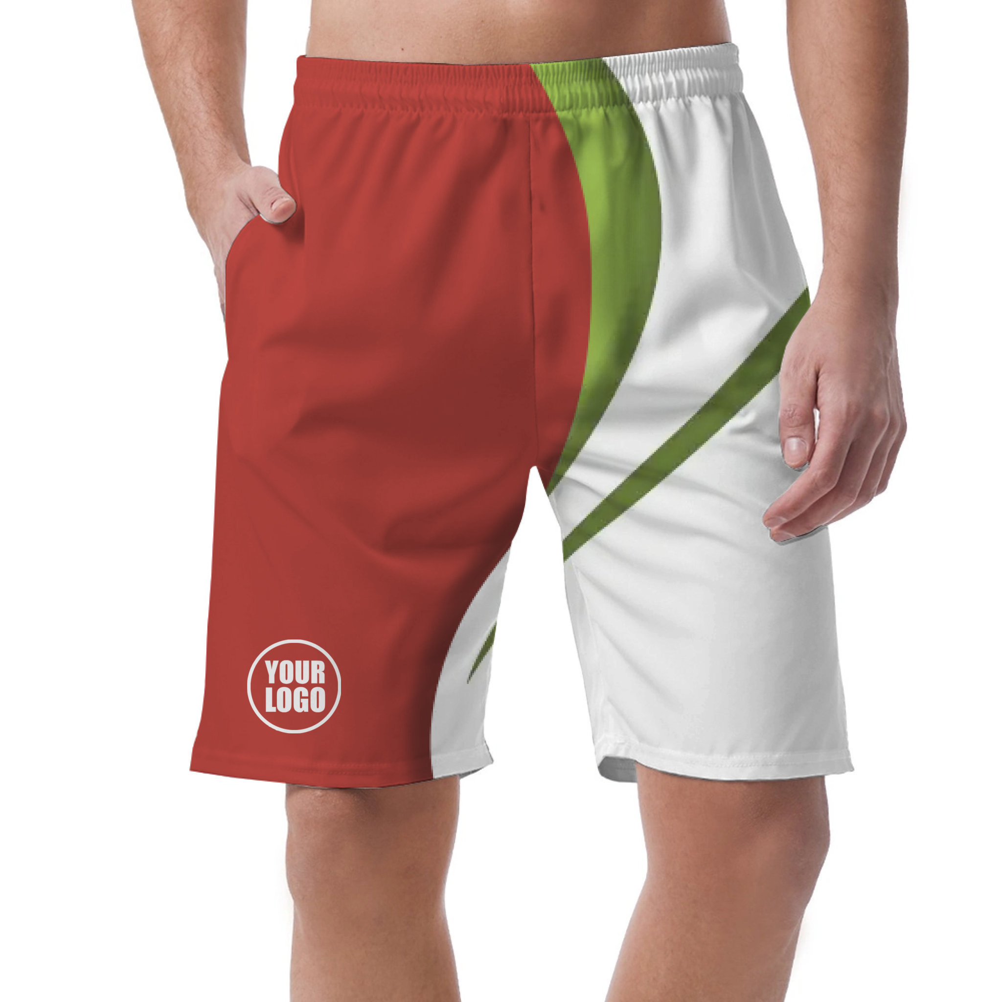 Picklewin Sporty Curve Short Pants Custom For Men 13