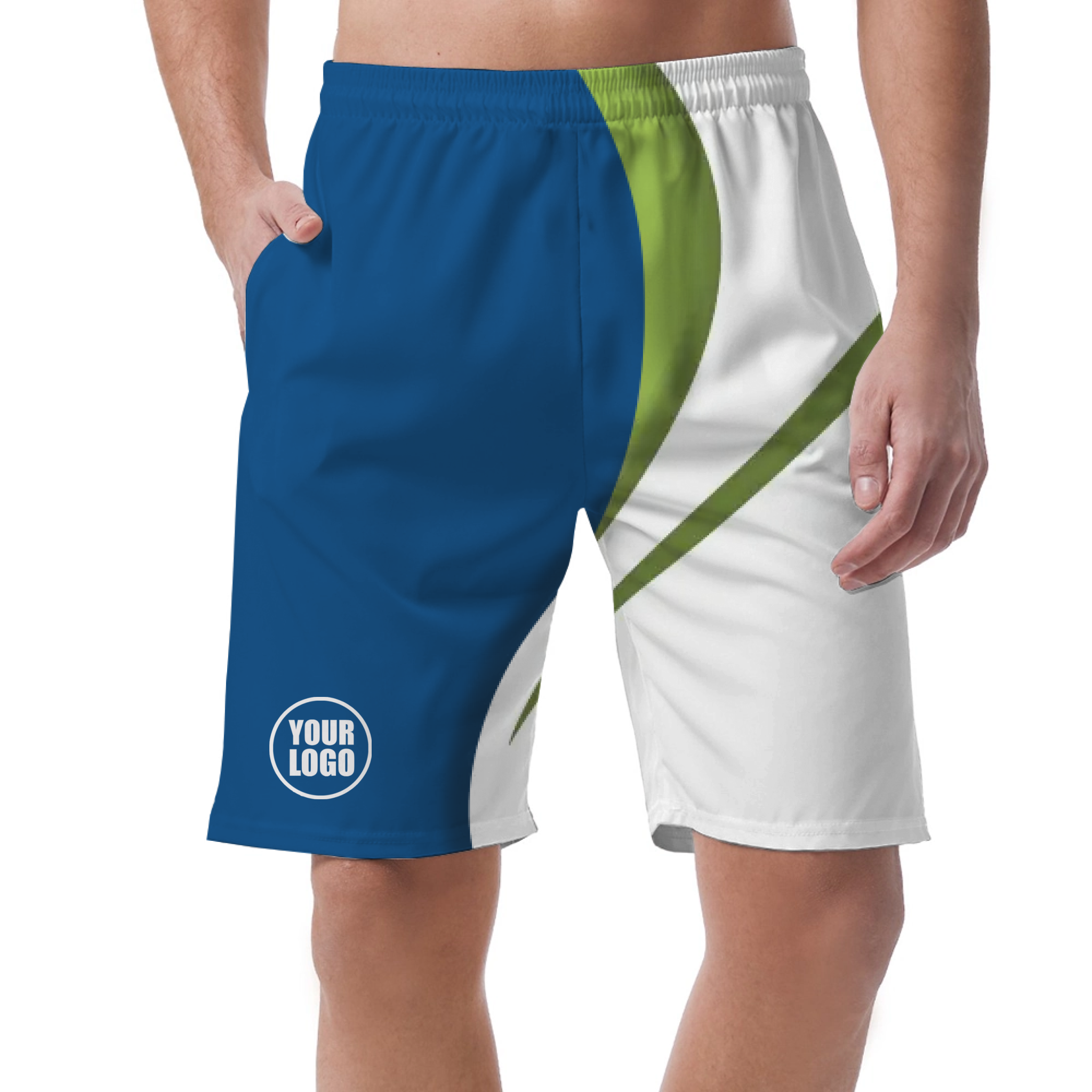 Picklewin Sporty Curve Short Pants Custom For Men 14
