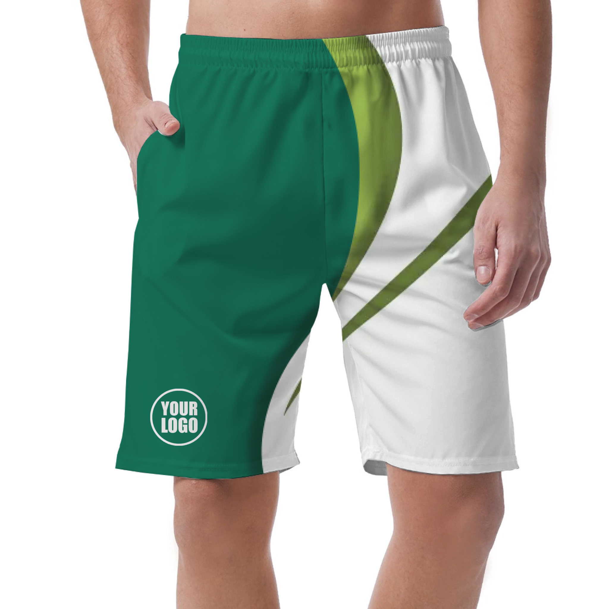 Picklewin Sporty Curve Short Pants Custom For Men 8