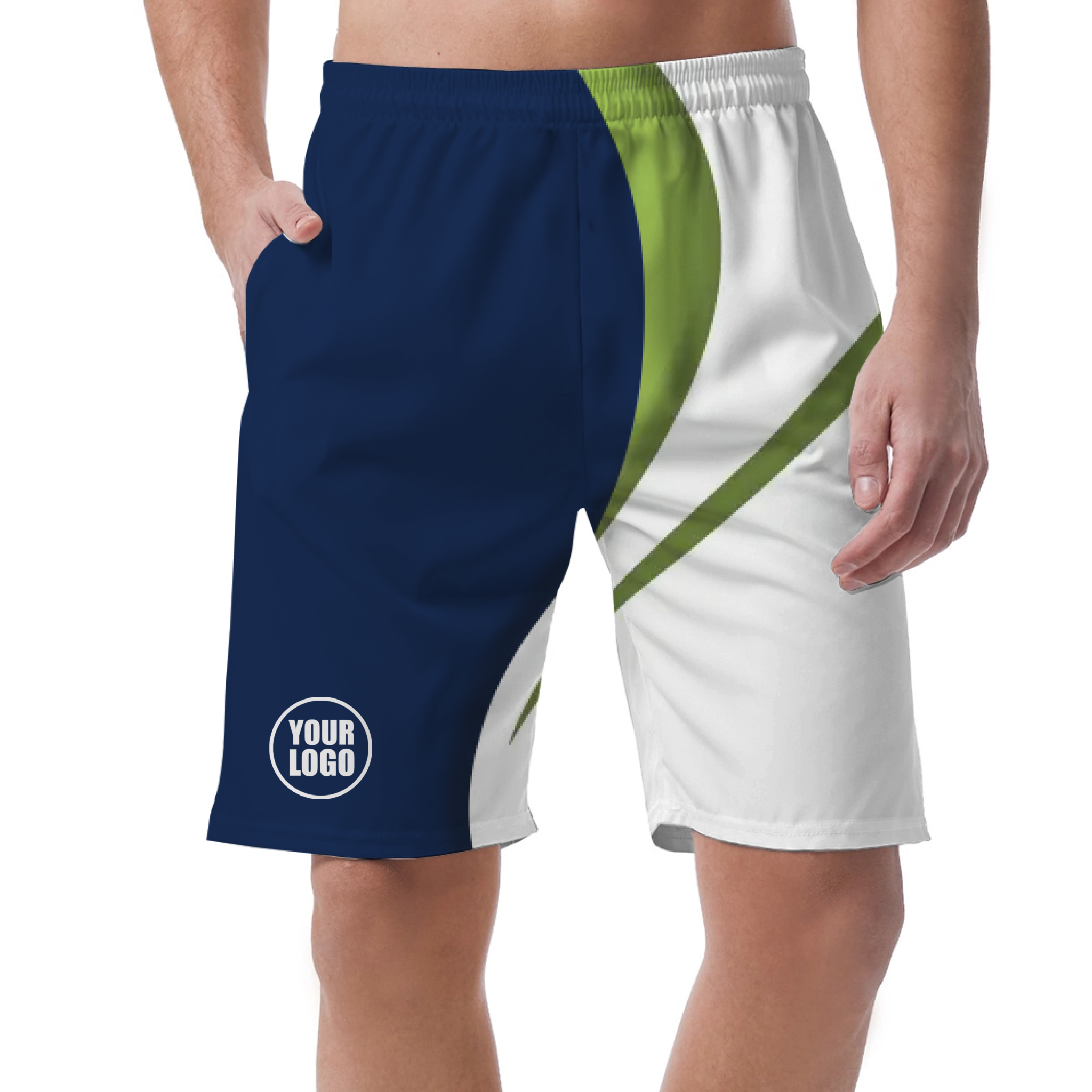 Picklewin Sporty Curve Short Pants Custom For Men 9