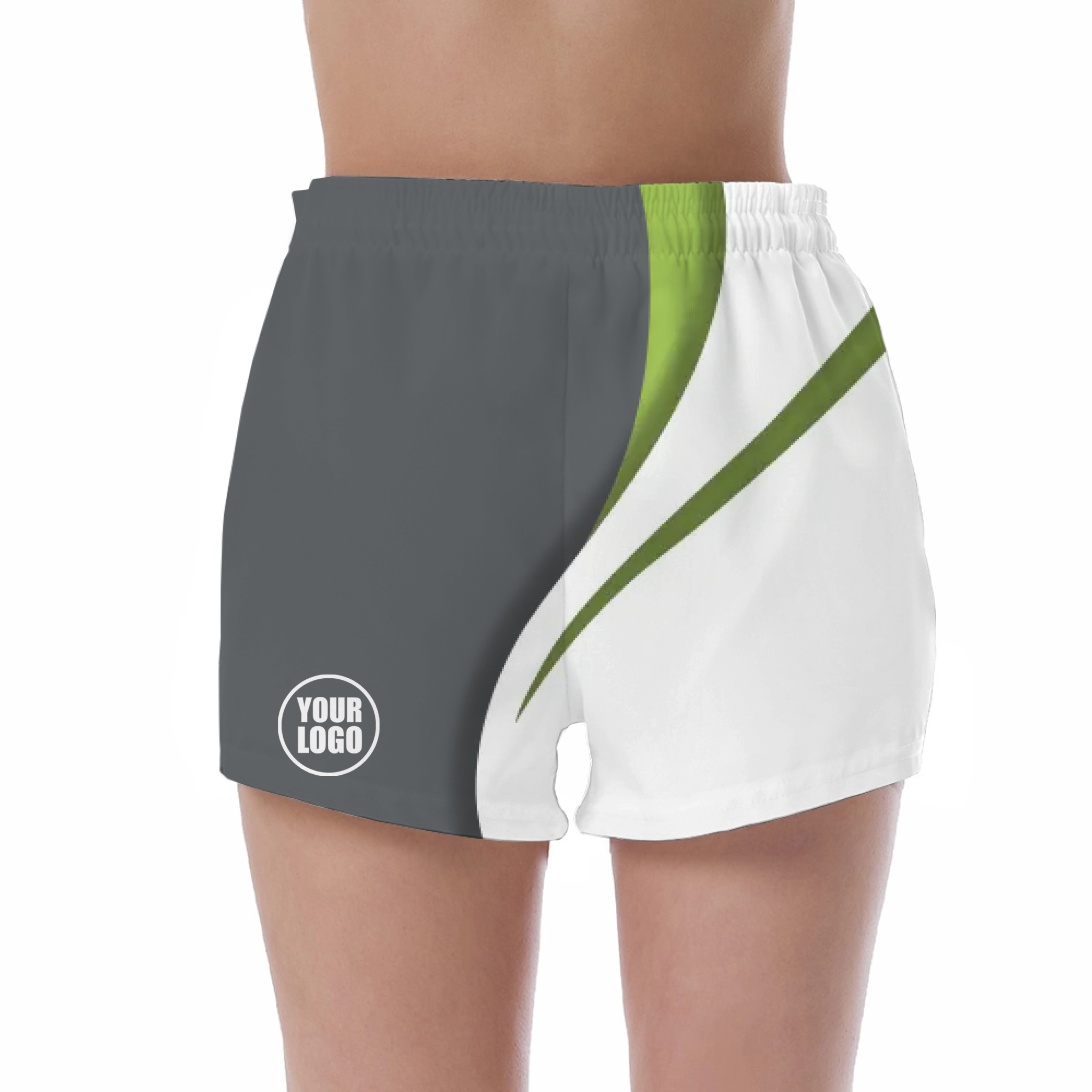 Picklewin Sporty Curve Women's Custom UV Protection Shorts 12