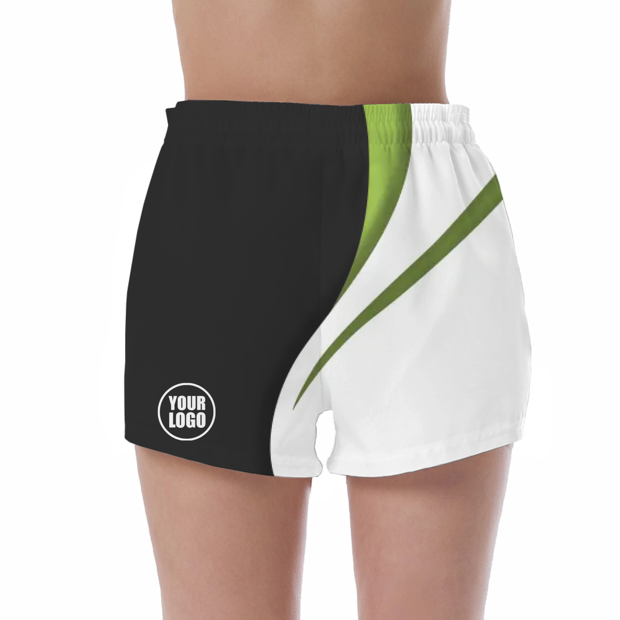 Picklewin Sporty Curve Women's Custom UV Protection Shorts 16