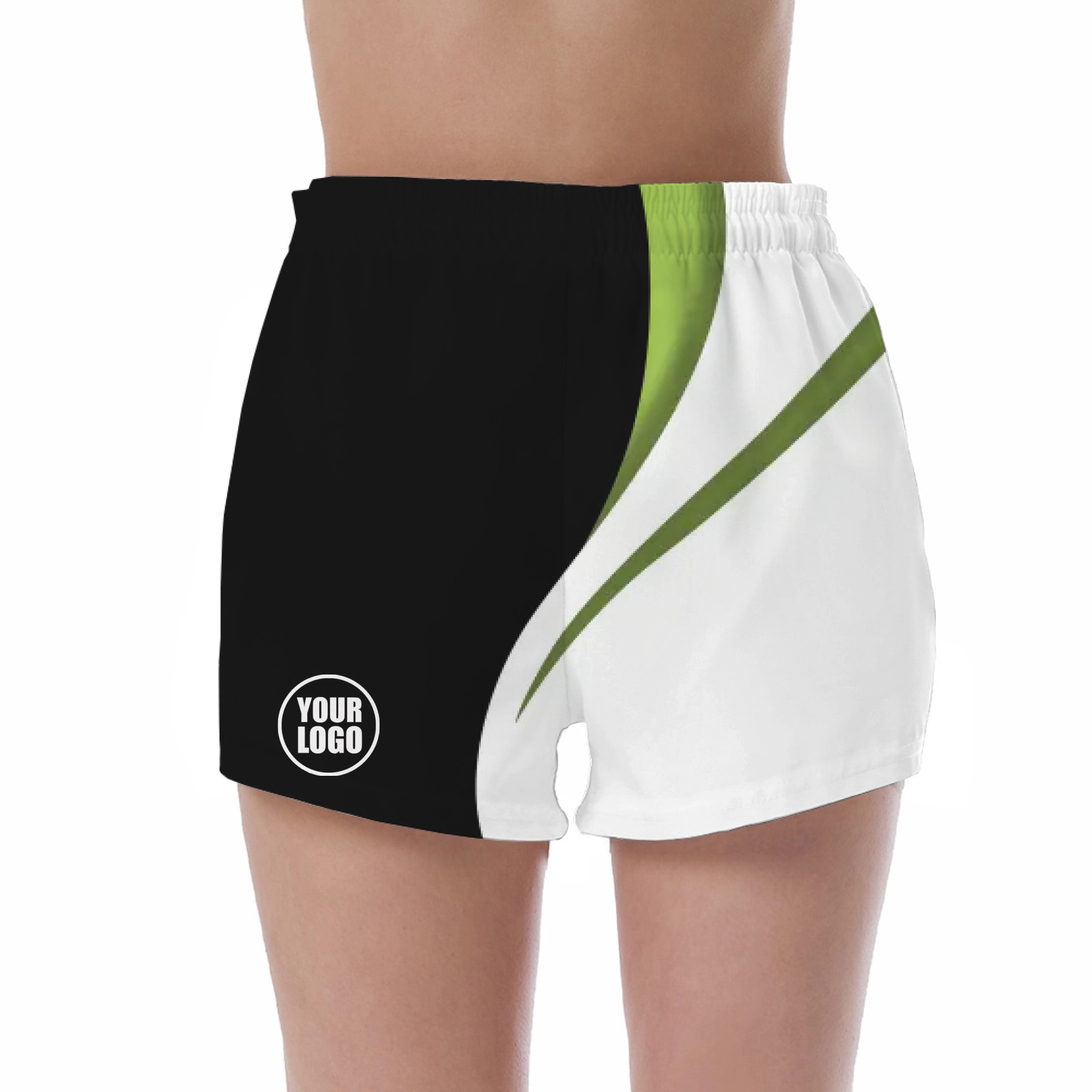 Picklewin Sporty Curve Women's Custom UV Protection Shorts 4