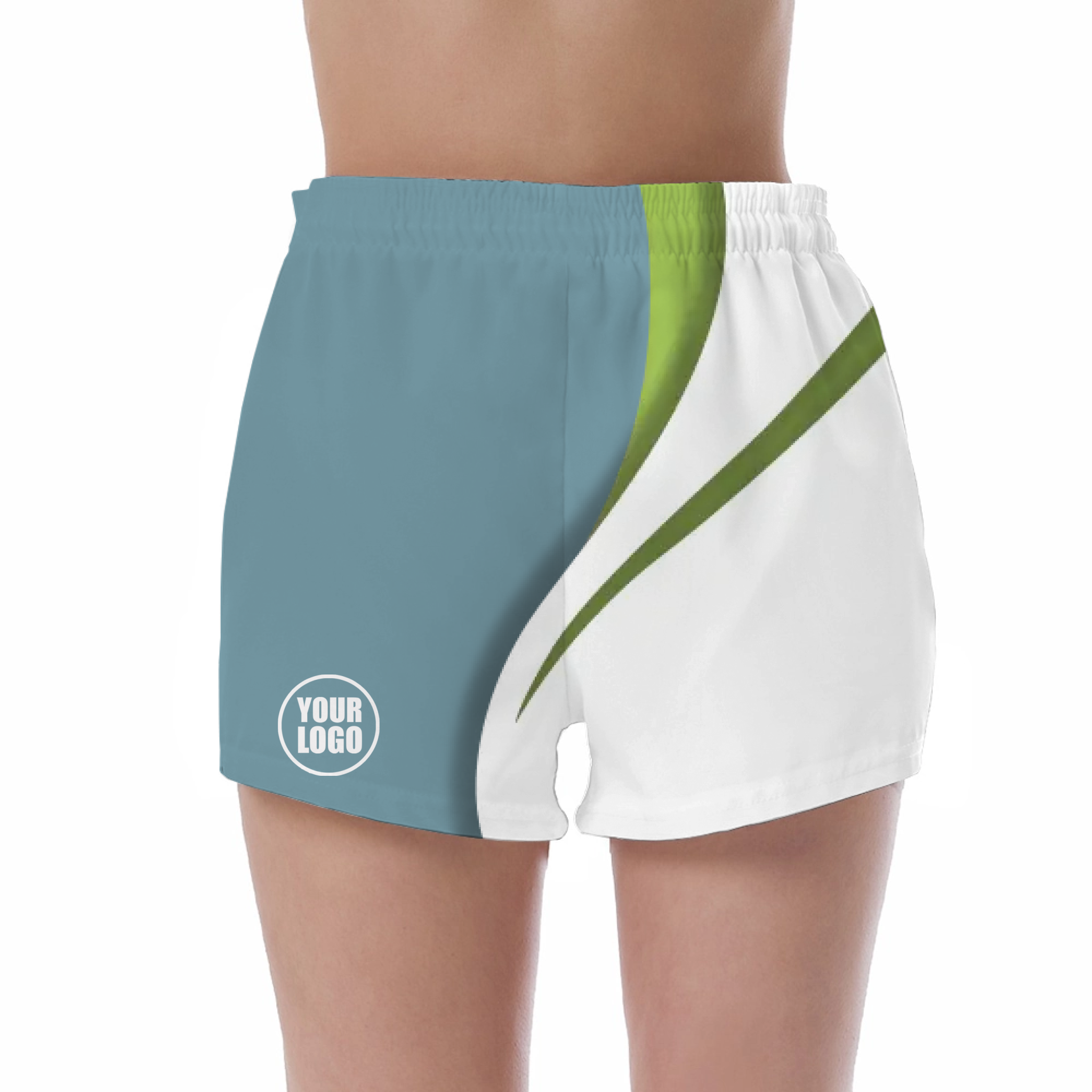 Picklewin Sporty Curve Women's Custom UV Protection Shorts 5