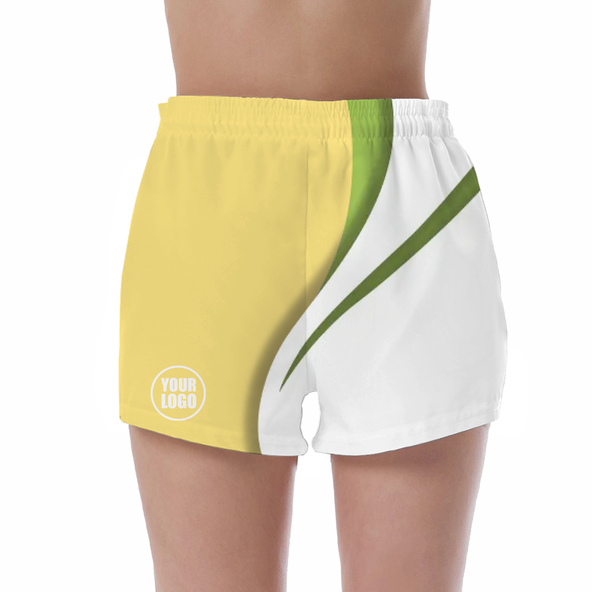 Picklewin Sporty Curve Women's Custom UV Protection Shorts 6